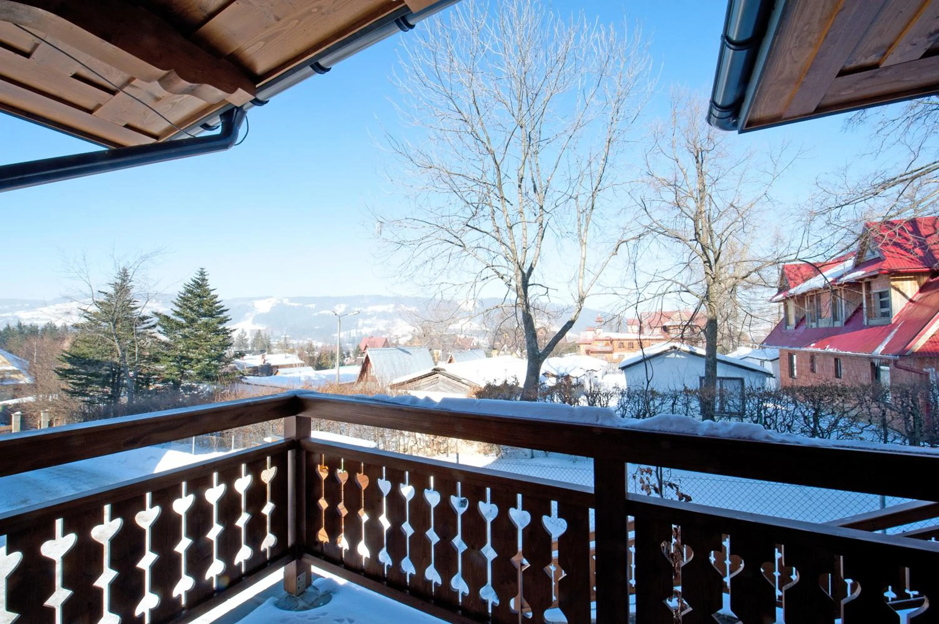 Balcony/Terrace in Apartamenty Lipki Park, Sun & Snow