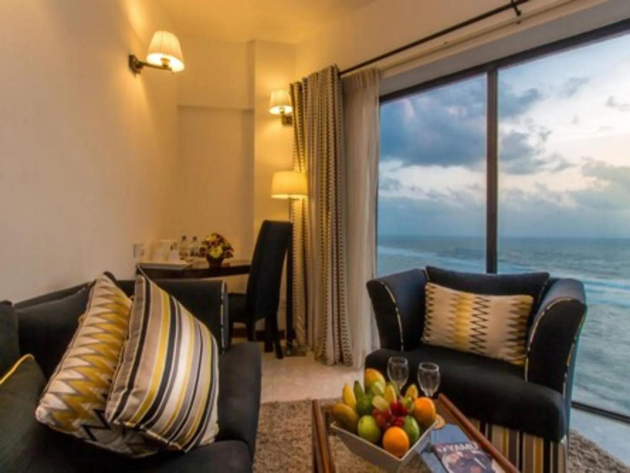 Living room in The Ocean Colombo - Guaranteed Sea View Rooms