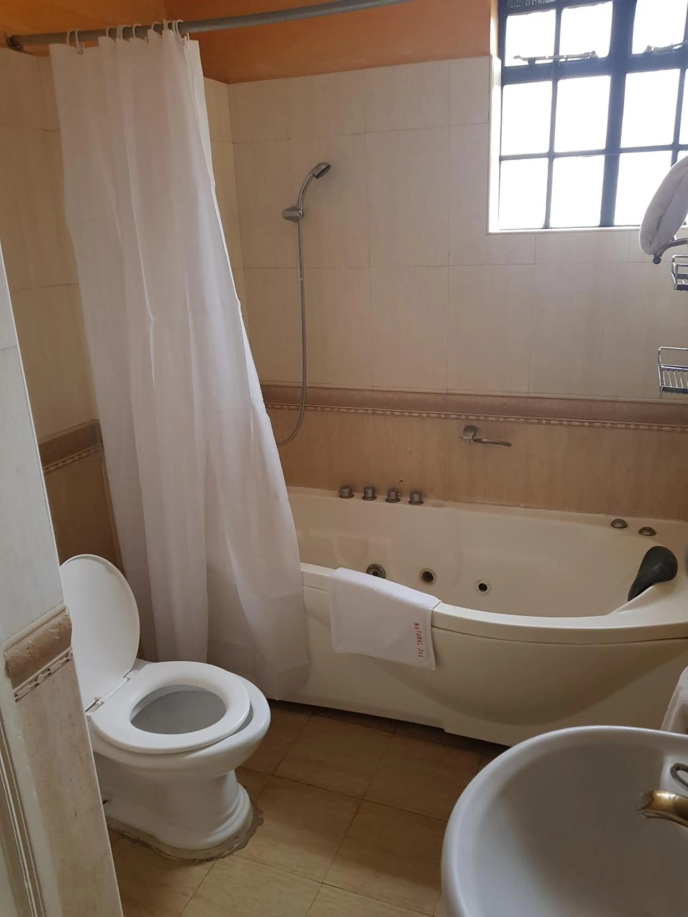 Shower in Natural Oak Apartments