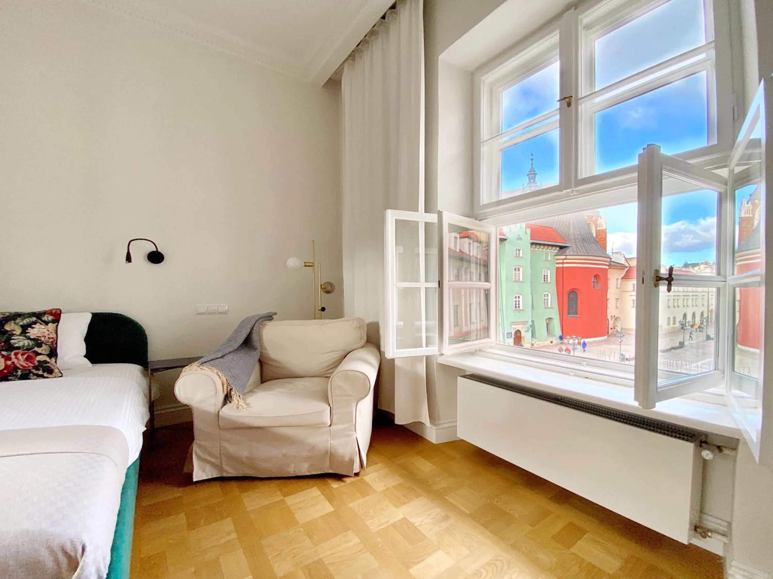 Bed in MINT Luxury Apartments at the Main Square