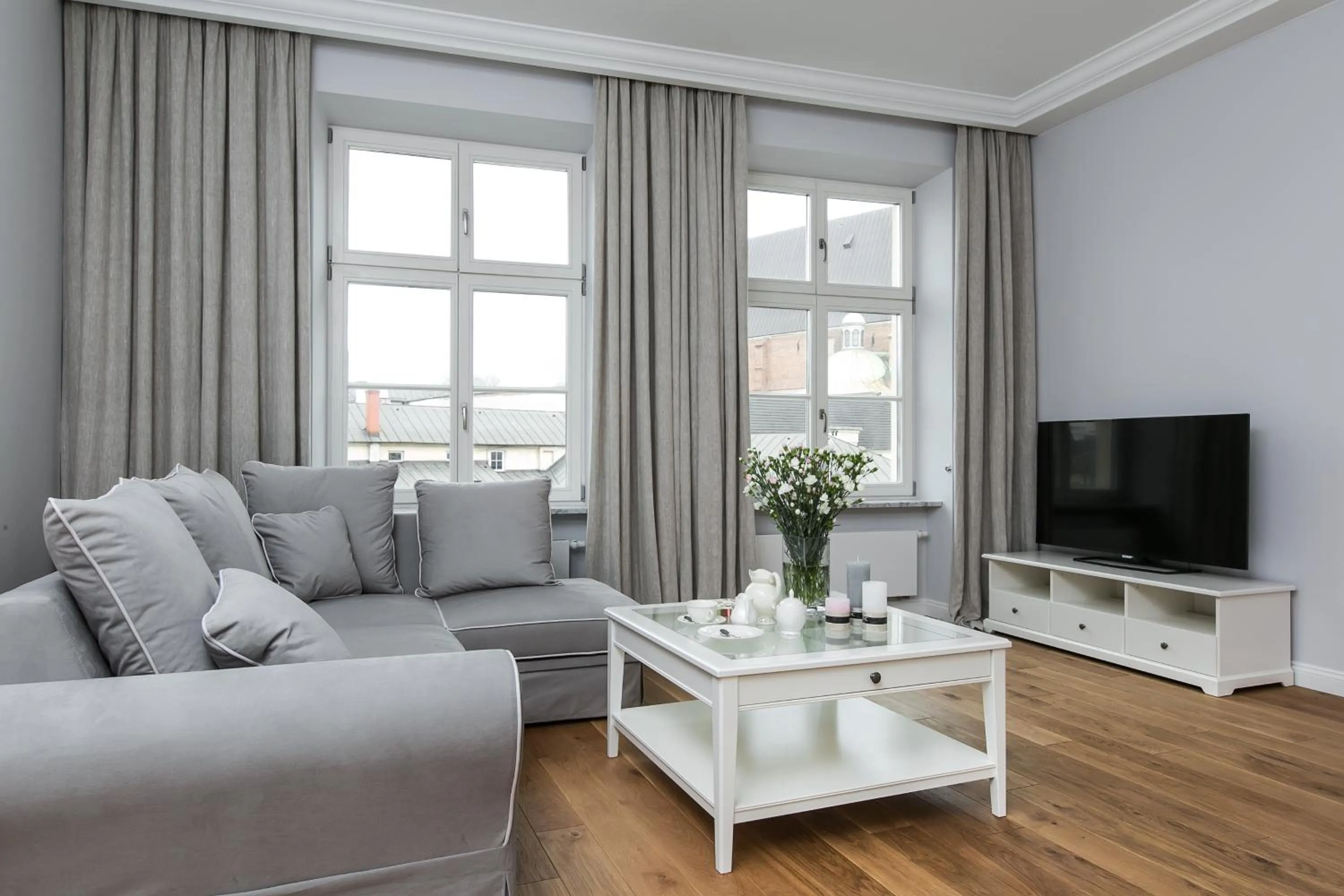 Living room in MINT Luxury Apartments at the Main Square