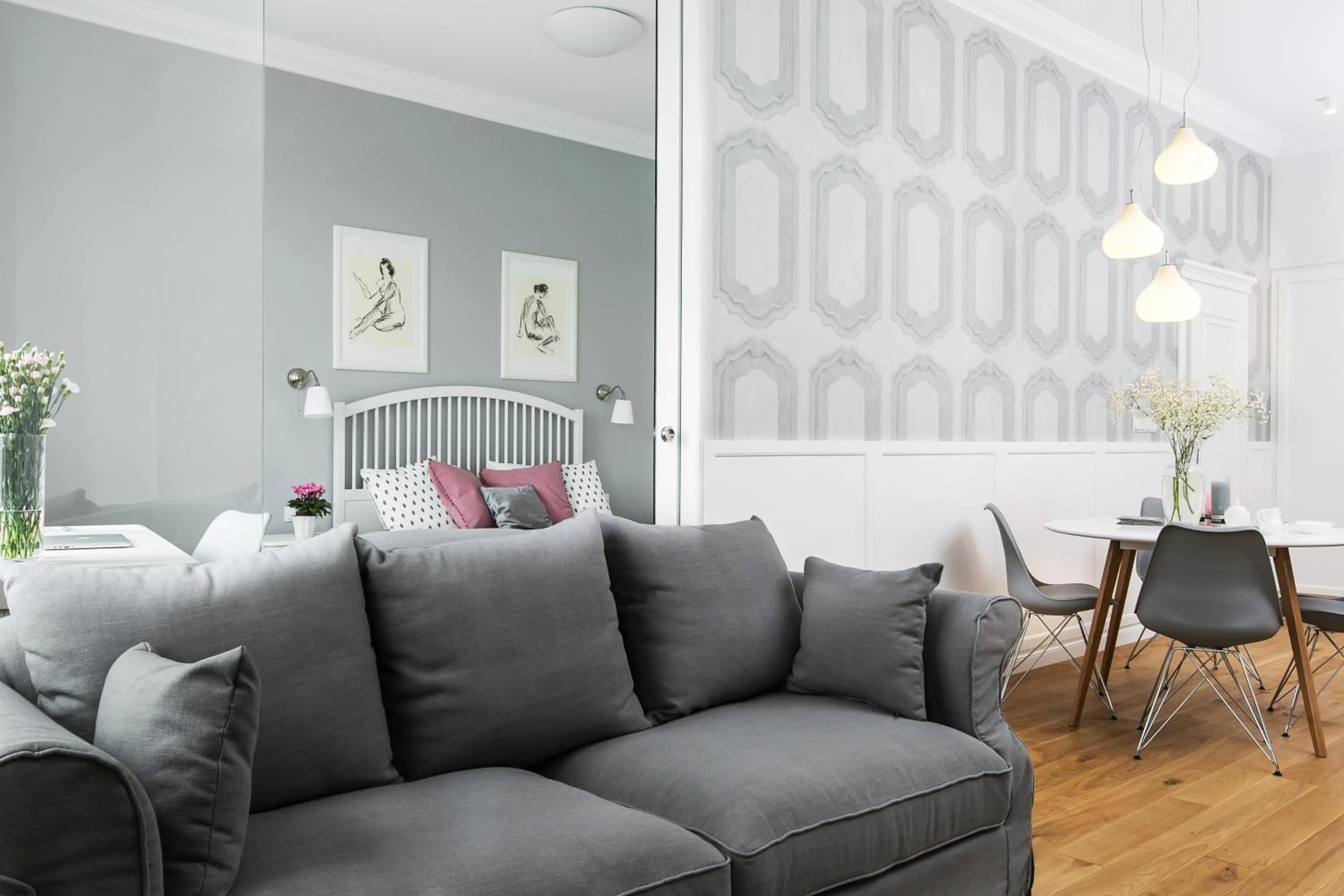 Living room in MINT Luxury Apartments at the Main Square