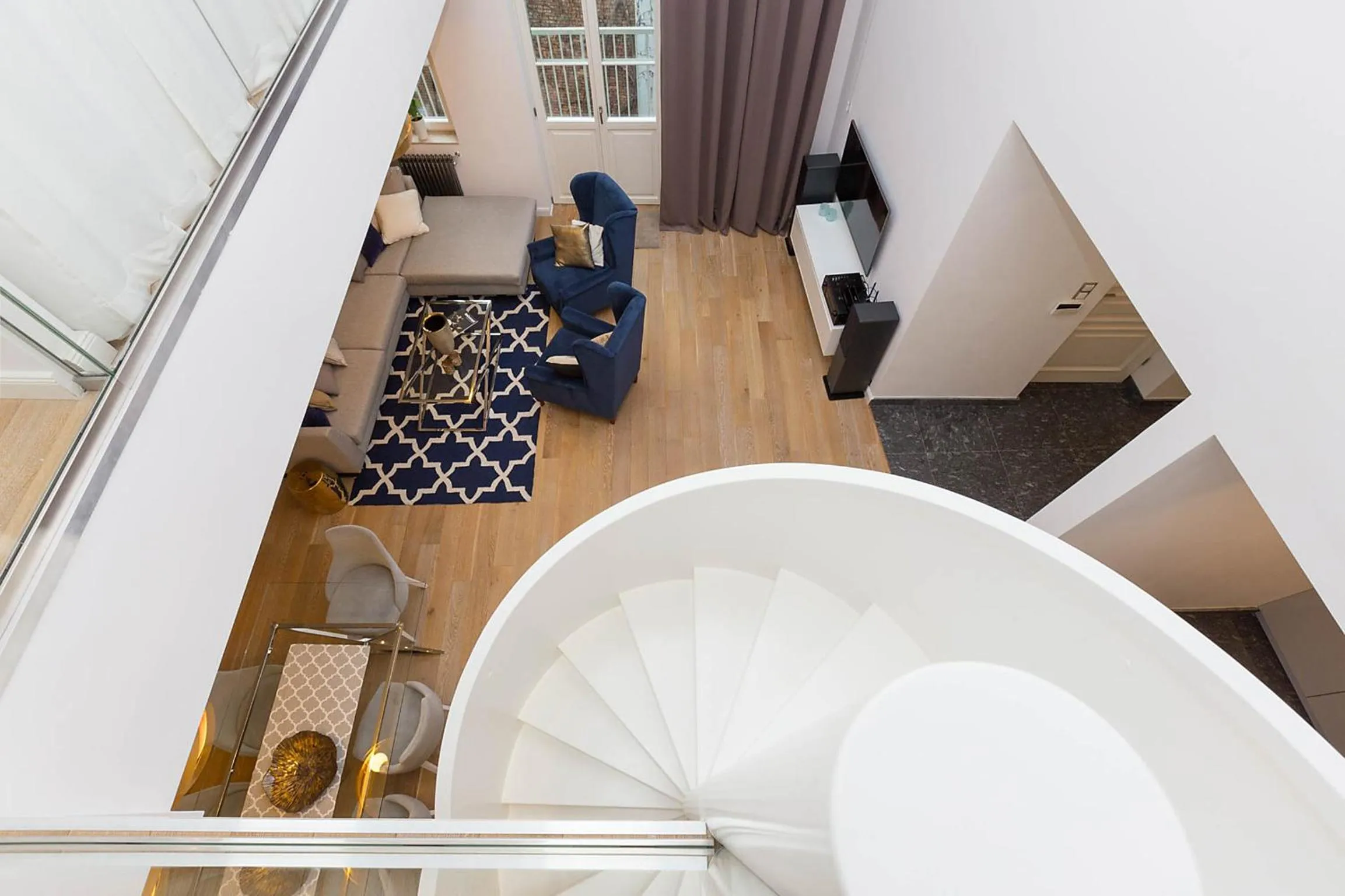 Living room in MINT Luxury Apartments at the Main Square