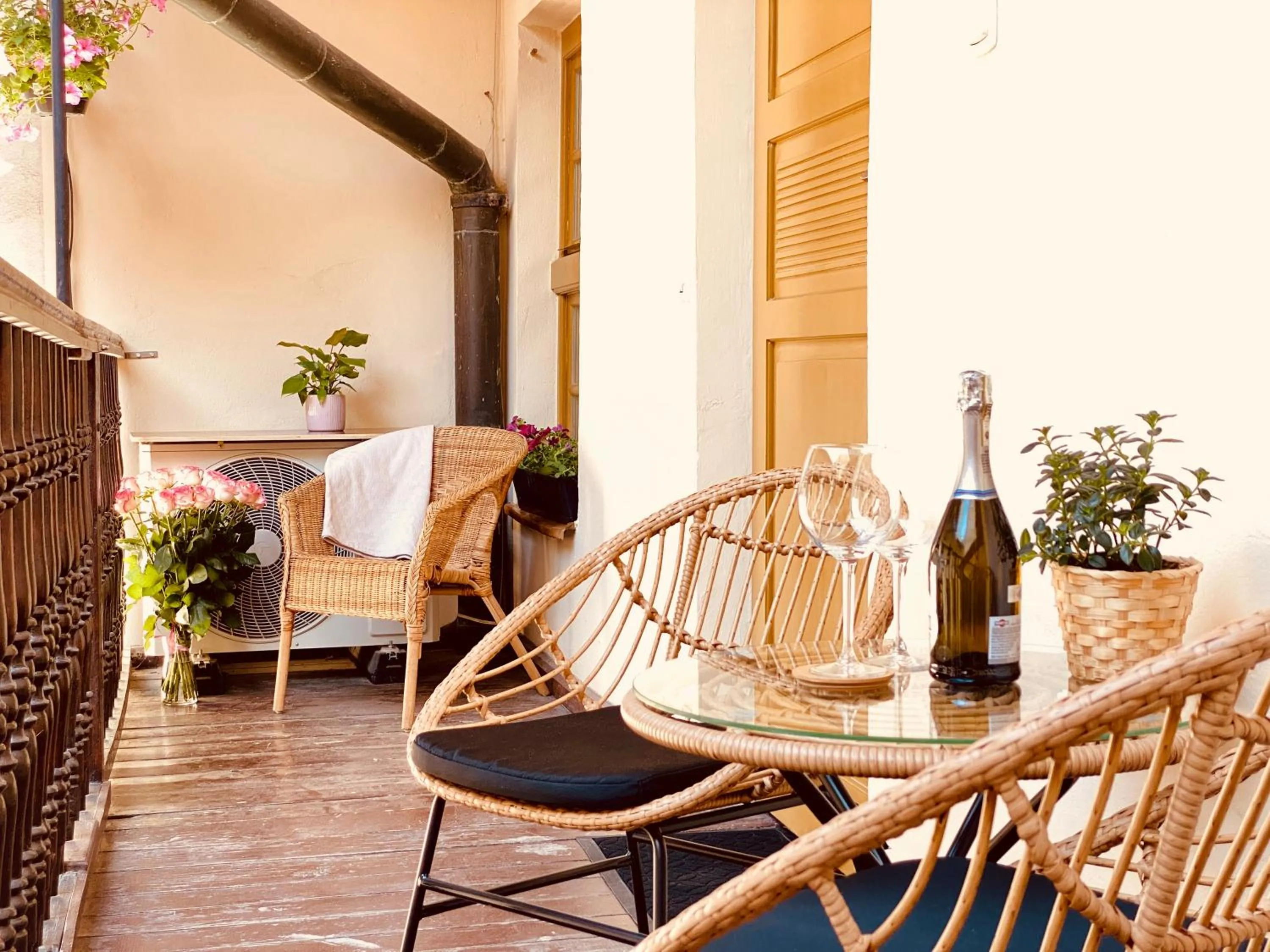 Balcony/Terrace in MINT Luxury Apartments at the Main Square
