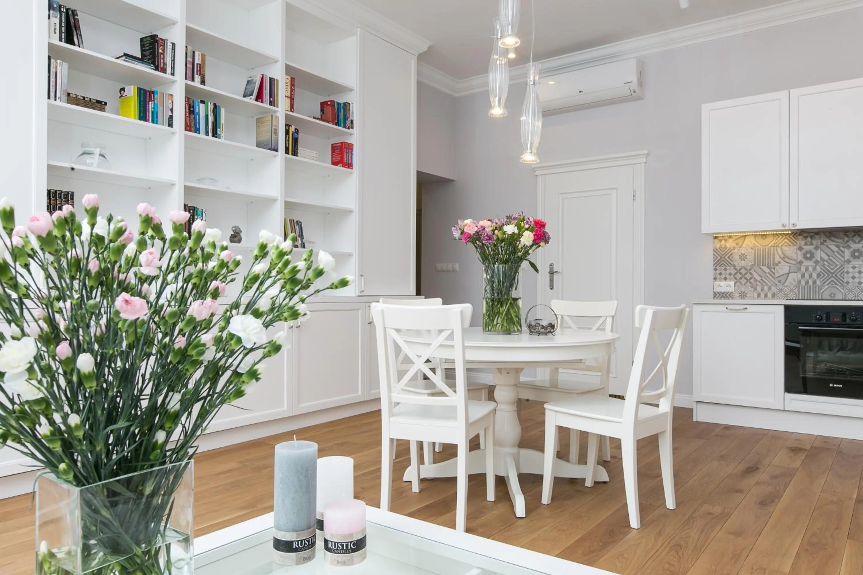 Dining area in MINT Luxury Apartments at the Main Square