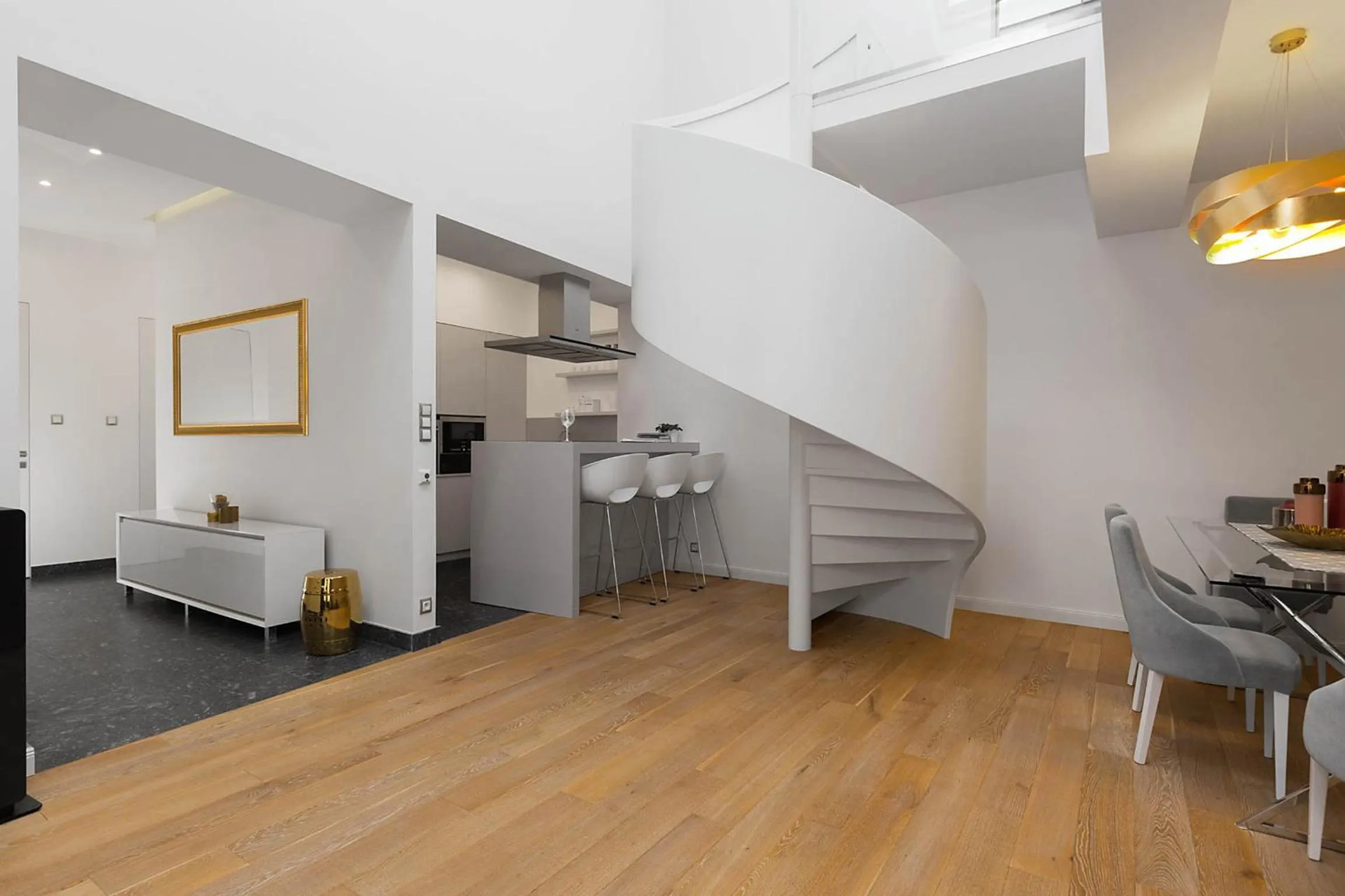 Kitchen or kitchenette in MINT Luxury Apartments at the Main Square