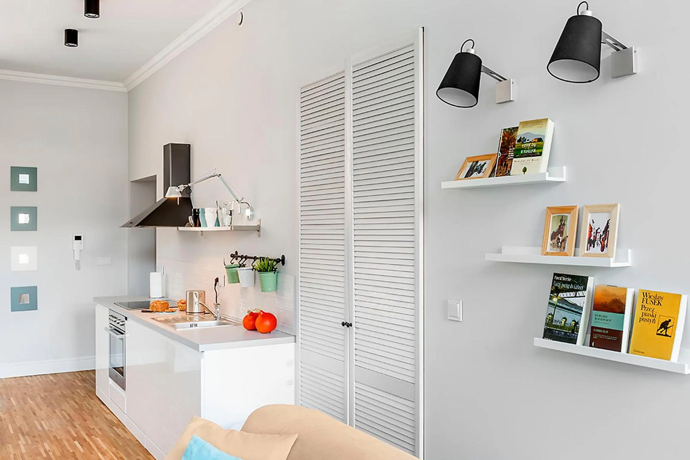 Kitchen or kitchenette in MINT Luxury Apartments at the Main Square