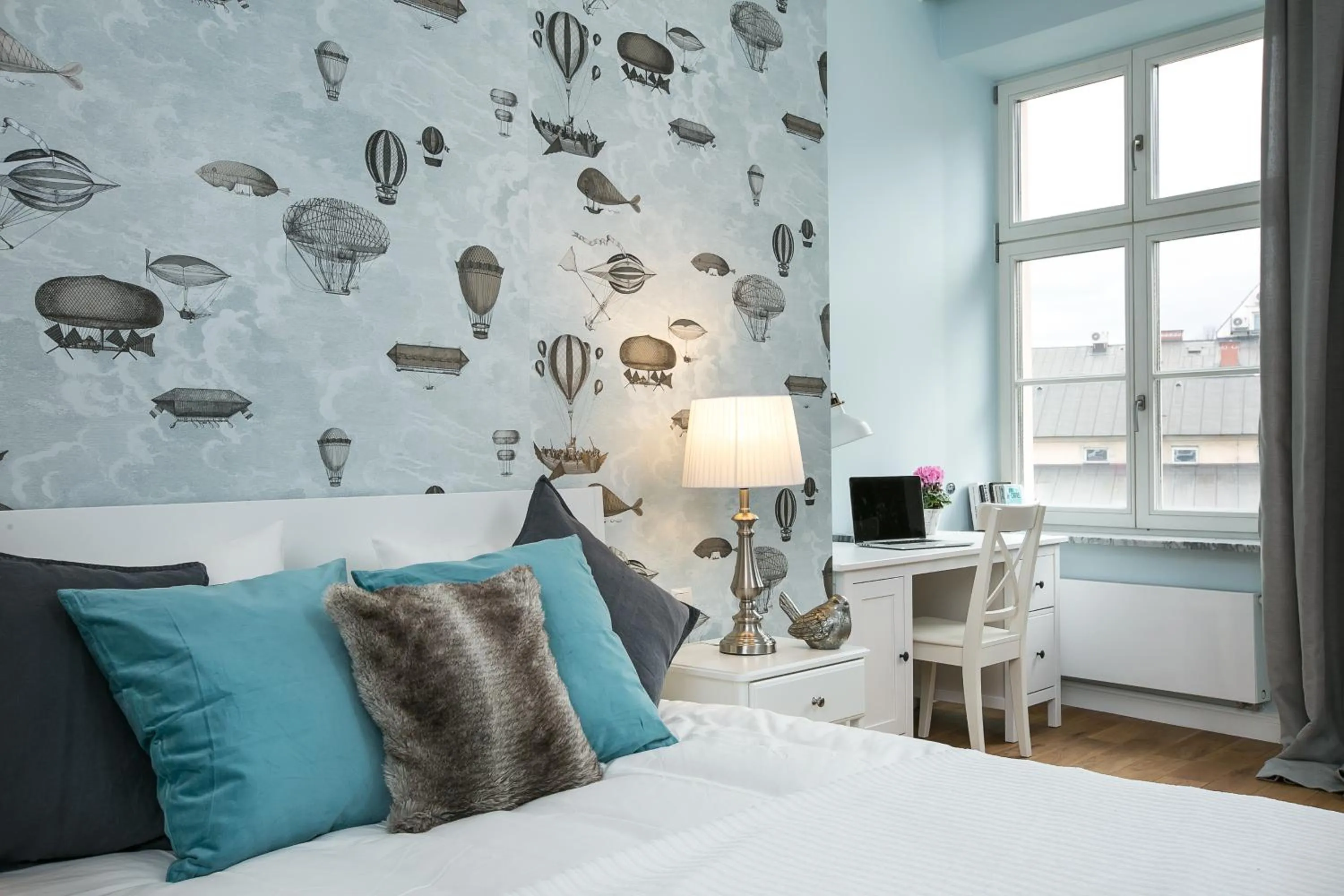 Bedroom, Bed in MINT Luxury Apartments at the Main Square