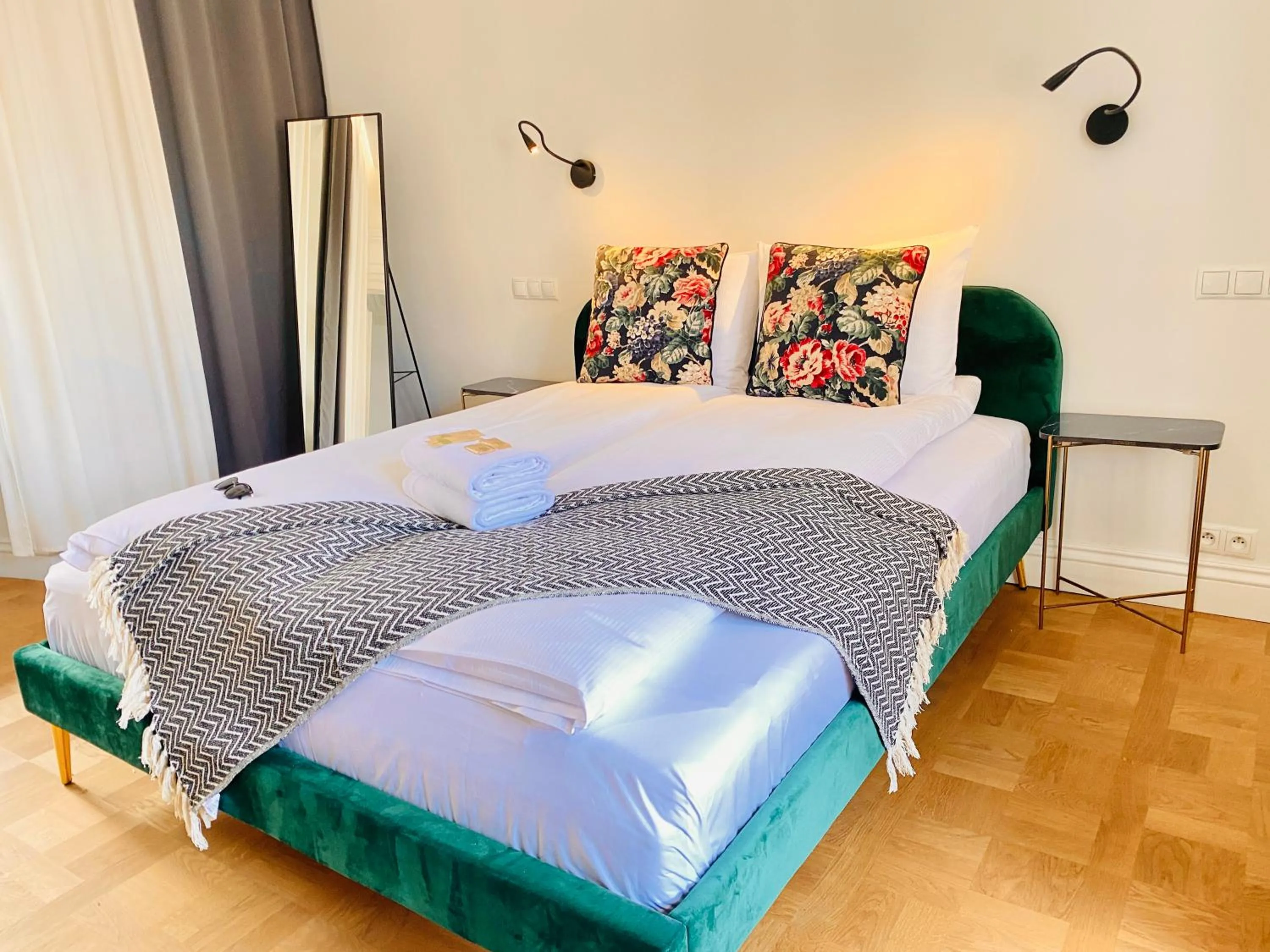 Bedroom, Bed in MINT Luxury Apartments at the Main Square