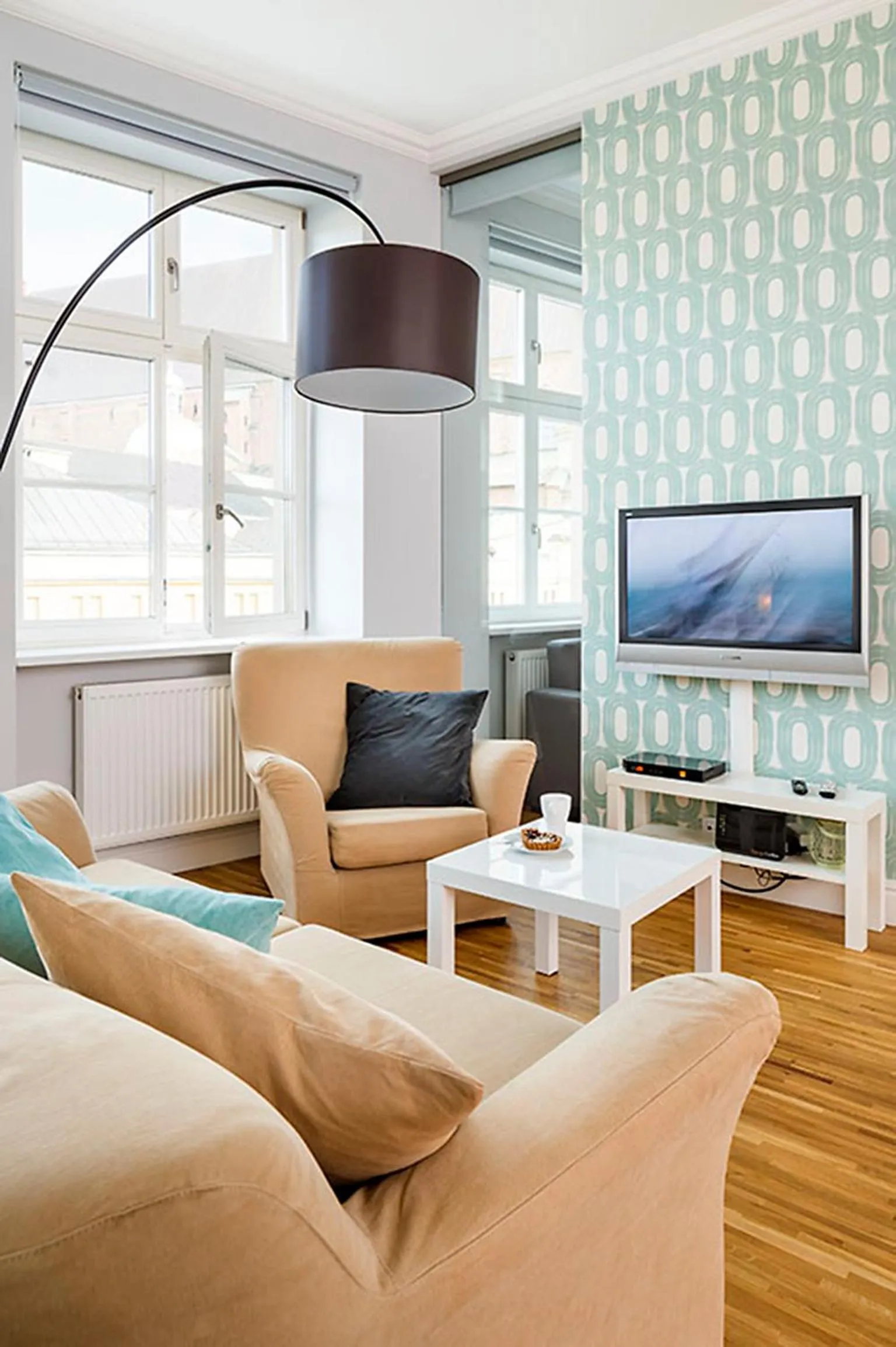 Living room in MINT Luxury Apartments at the Main Square