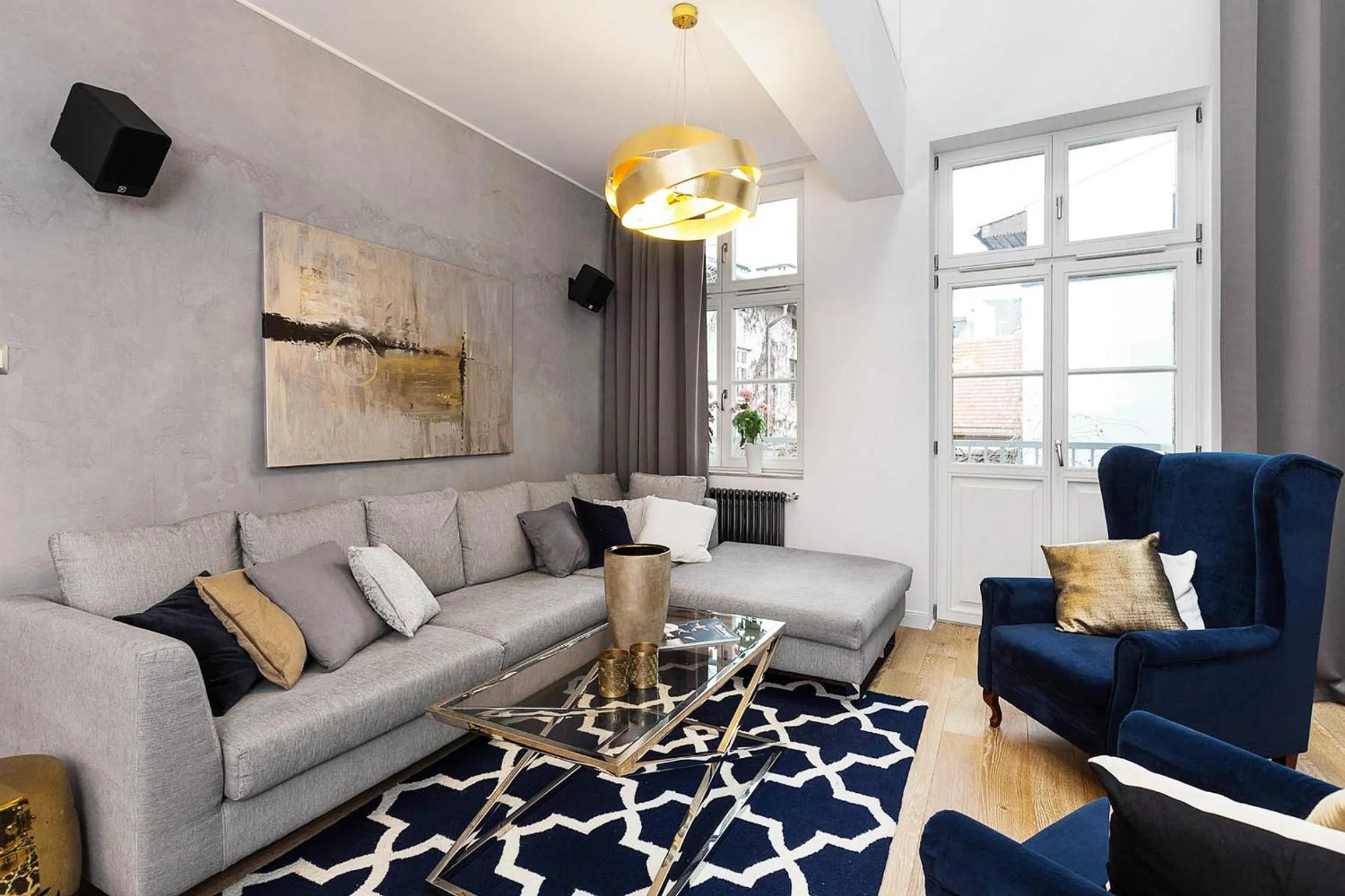 Living room in MINT Luxury Apartments at the Main Square