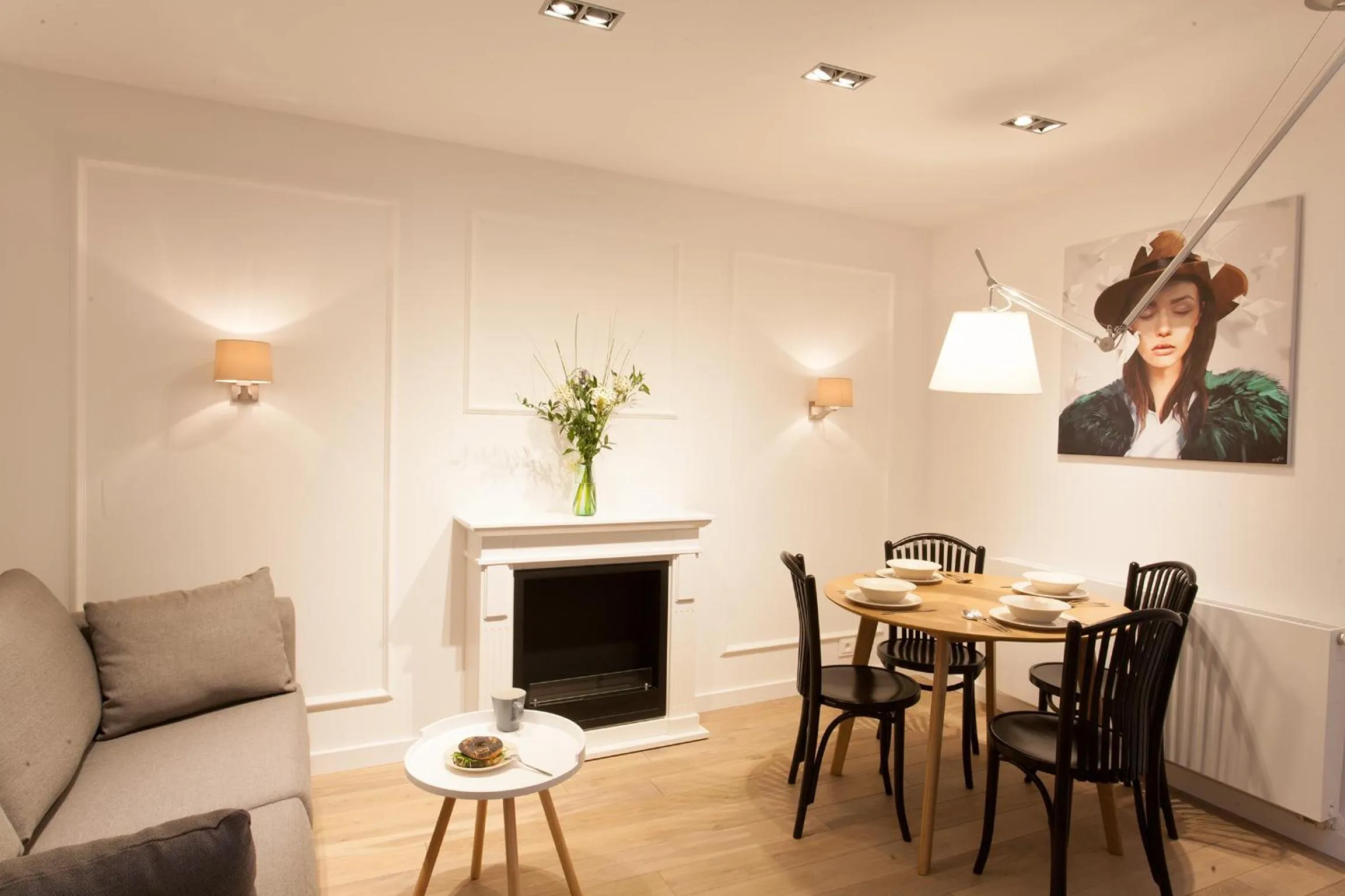 Dining area in MINT Luxury Apartments at the Main Square