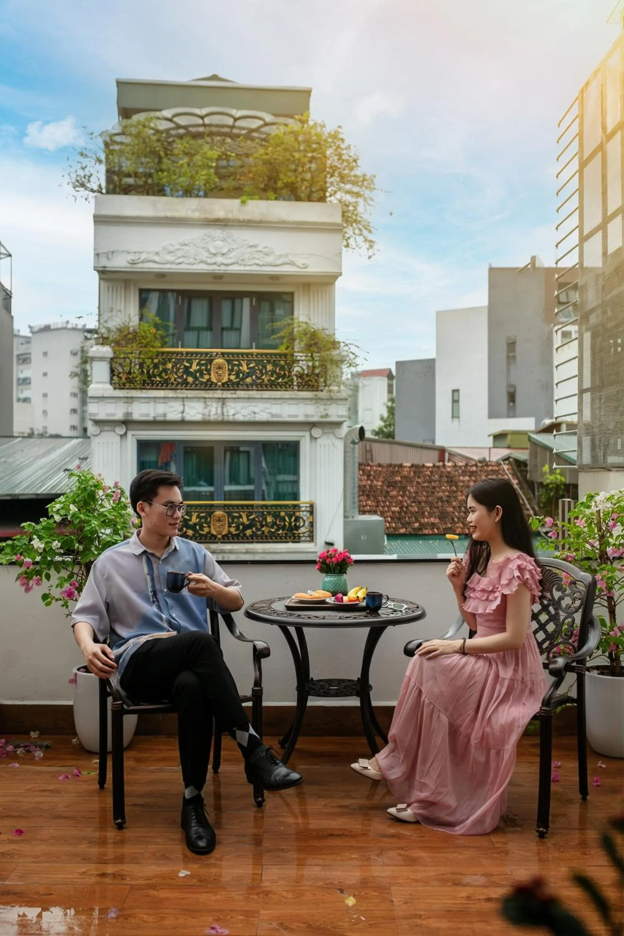Balcony/Terrace in Serene Central Hotel