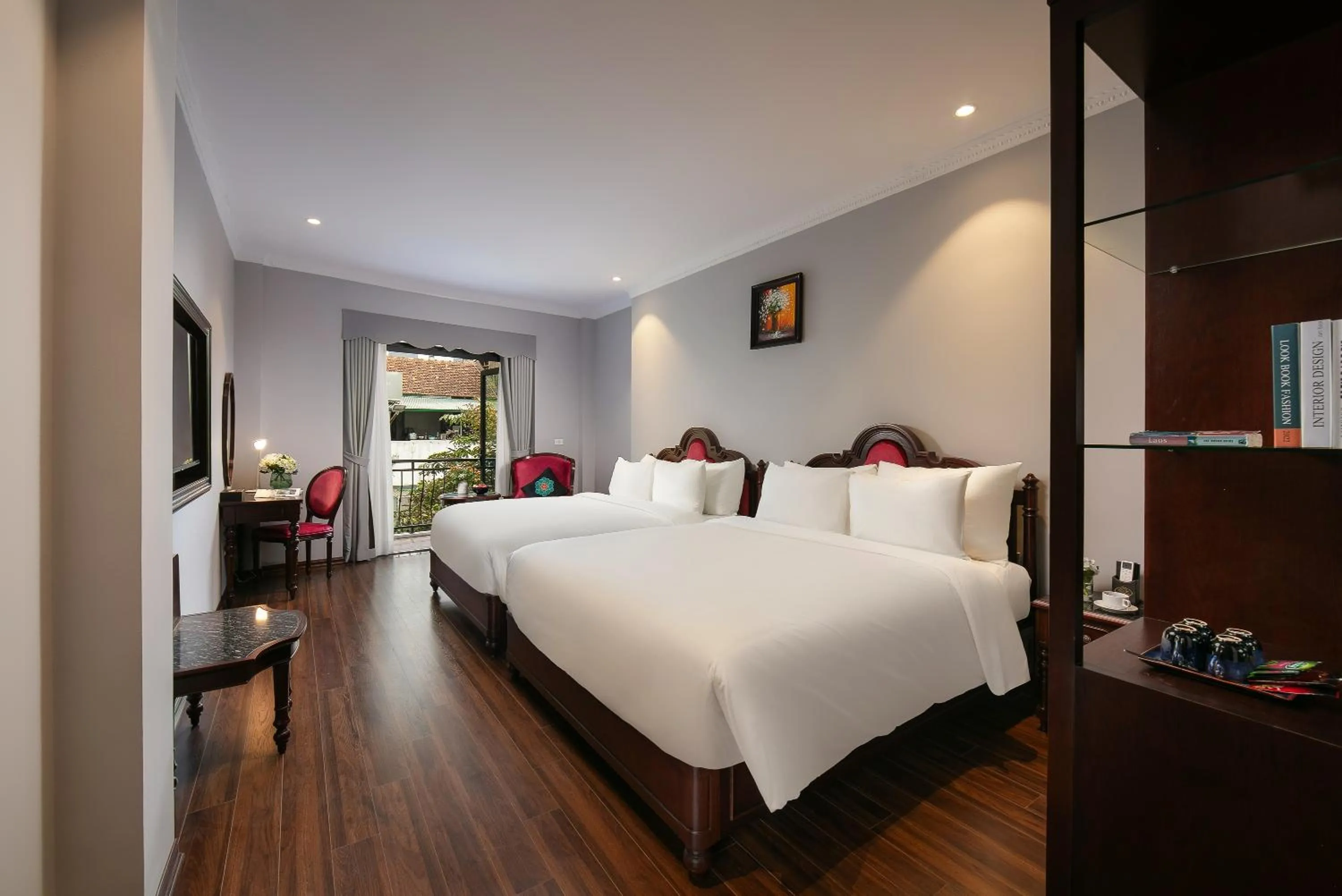 Bed in Serene Central Hotel