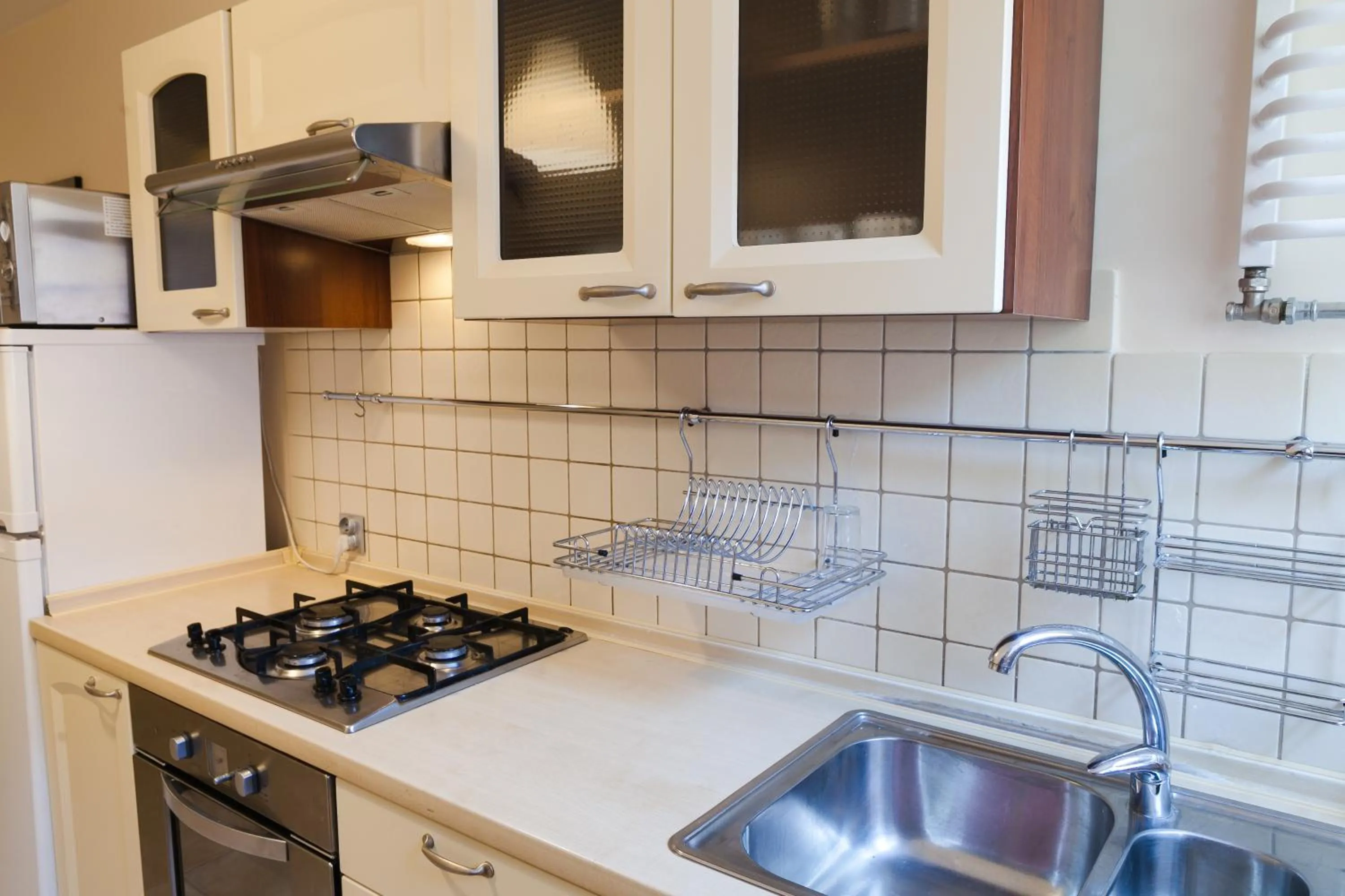 Kitchen or kitchenette in Kraków Cosy 3 room 2 bathroom Old Town