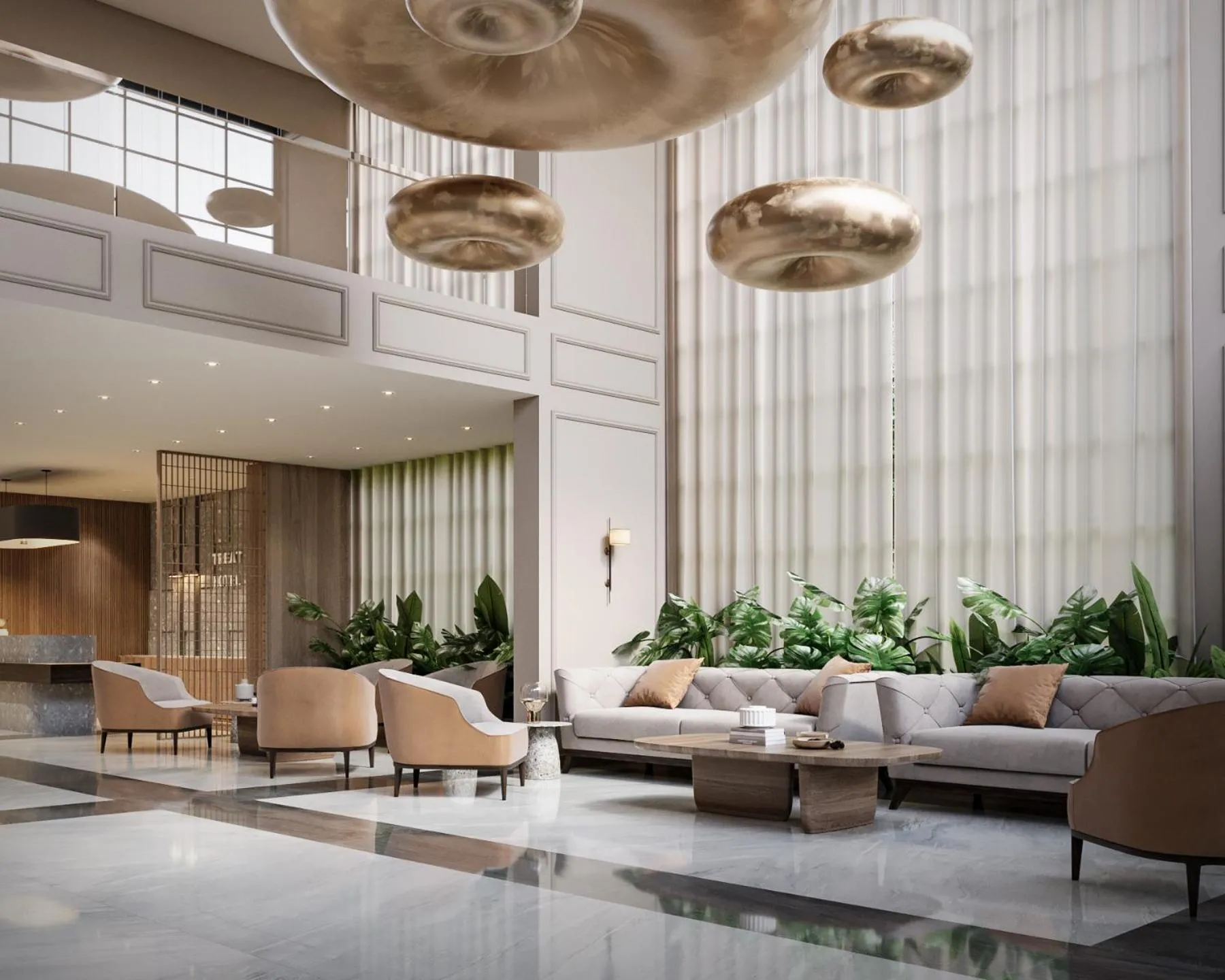 Lobby or reception in Treat Hotel Nashik City Center