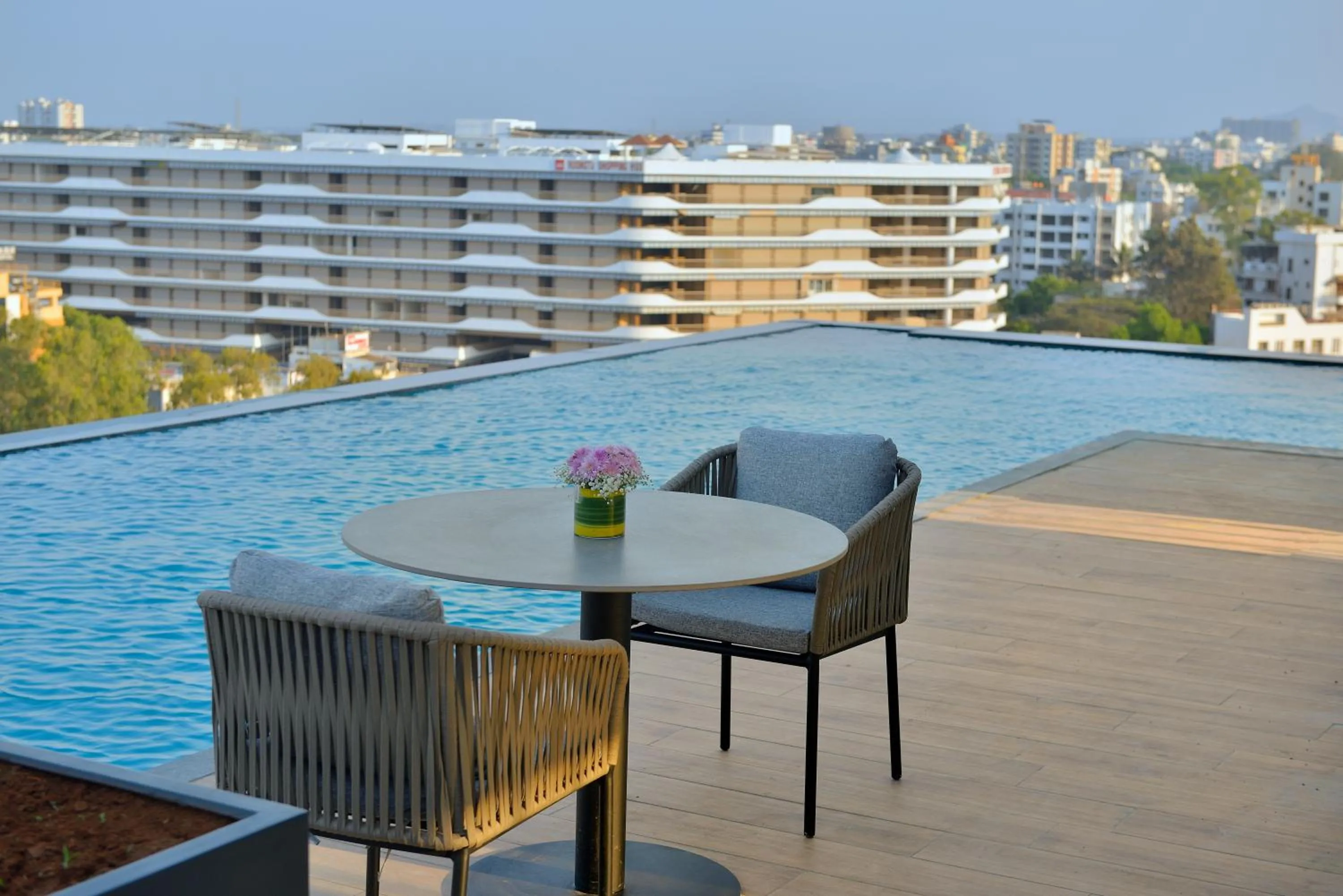 Swimming pool in Treat Hotel Nashik City Center