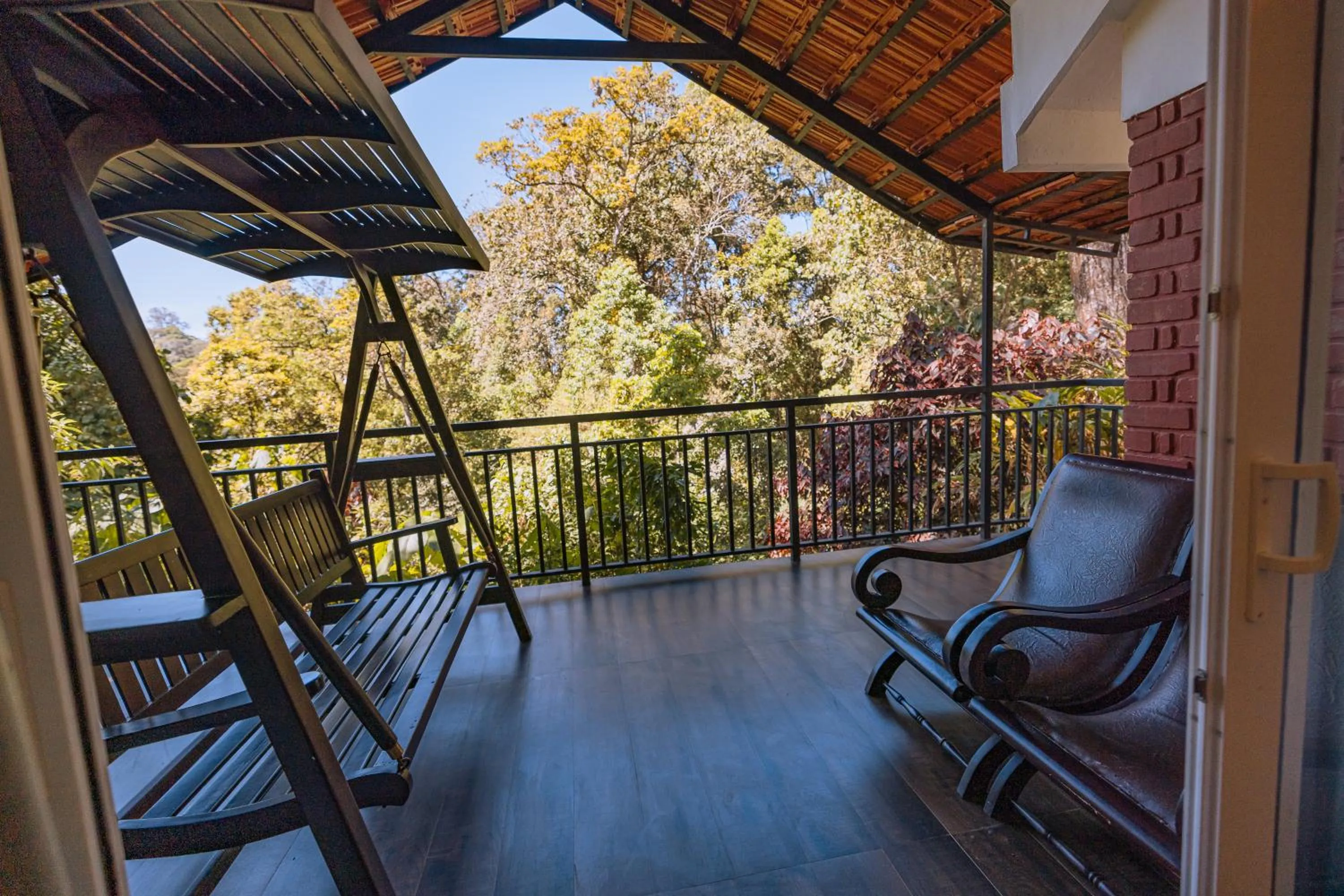 Balcony/Terrace in Elixir Woods Luxury Resort And Spa, Munnar