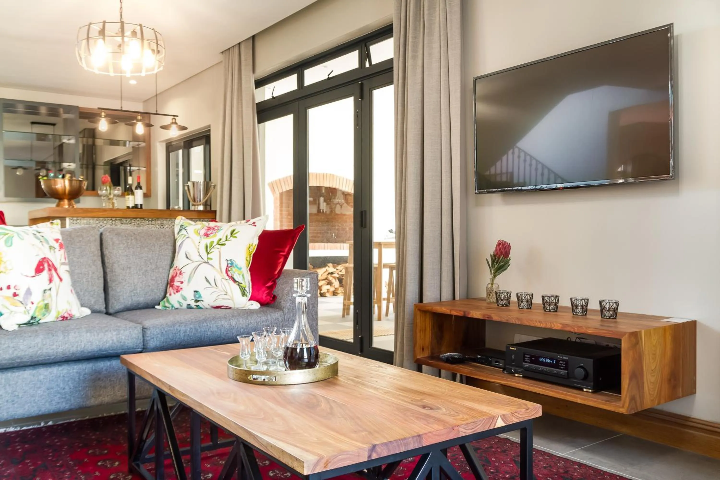 Living room in Evertsdal Guesthouse