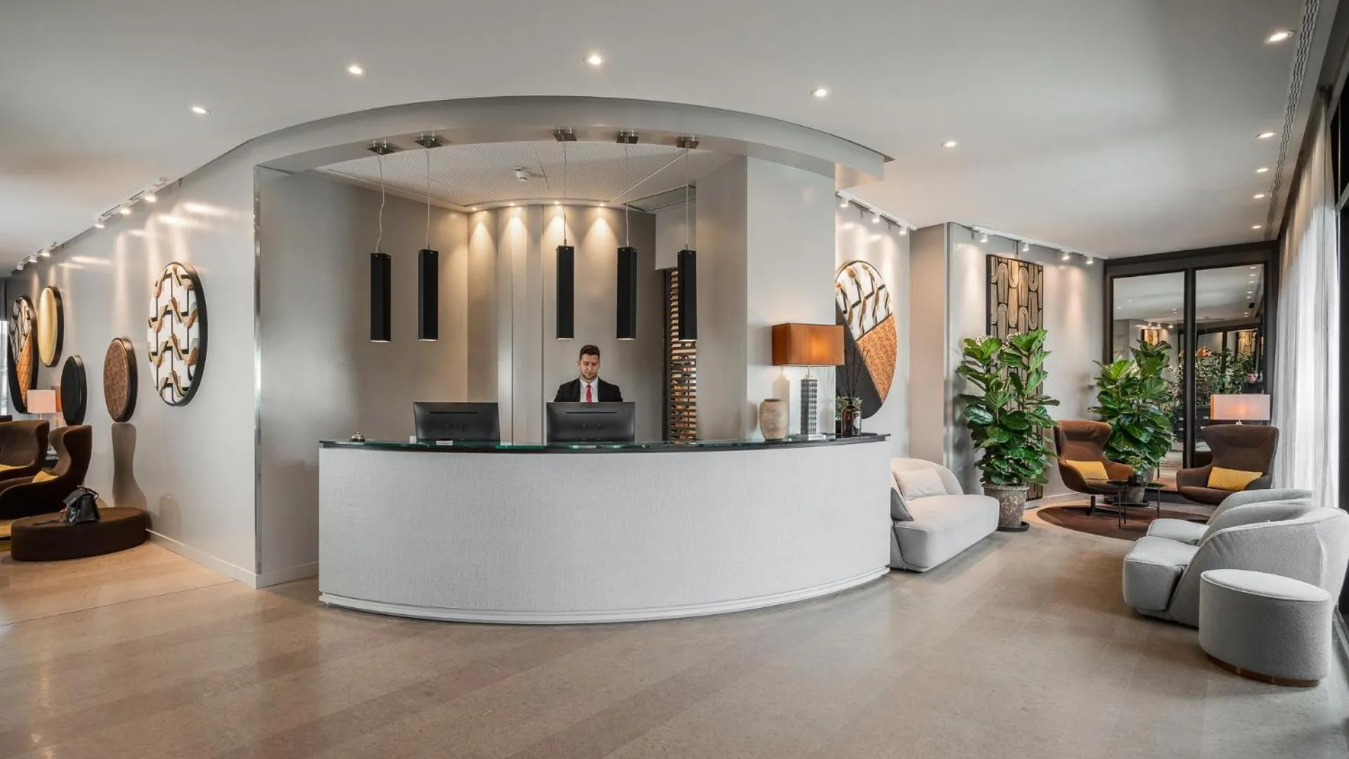 Lobby or reception in Welcome Hotel