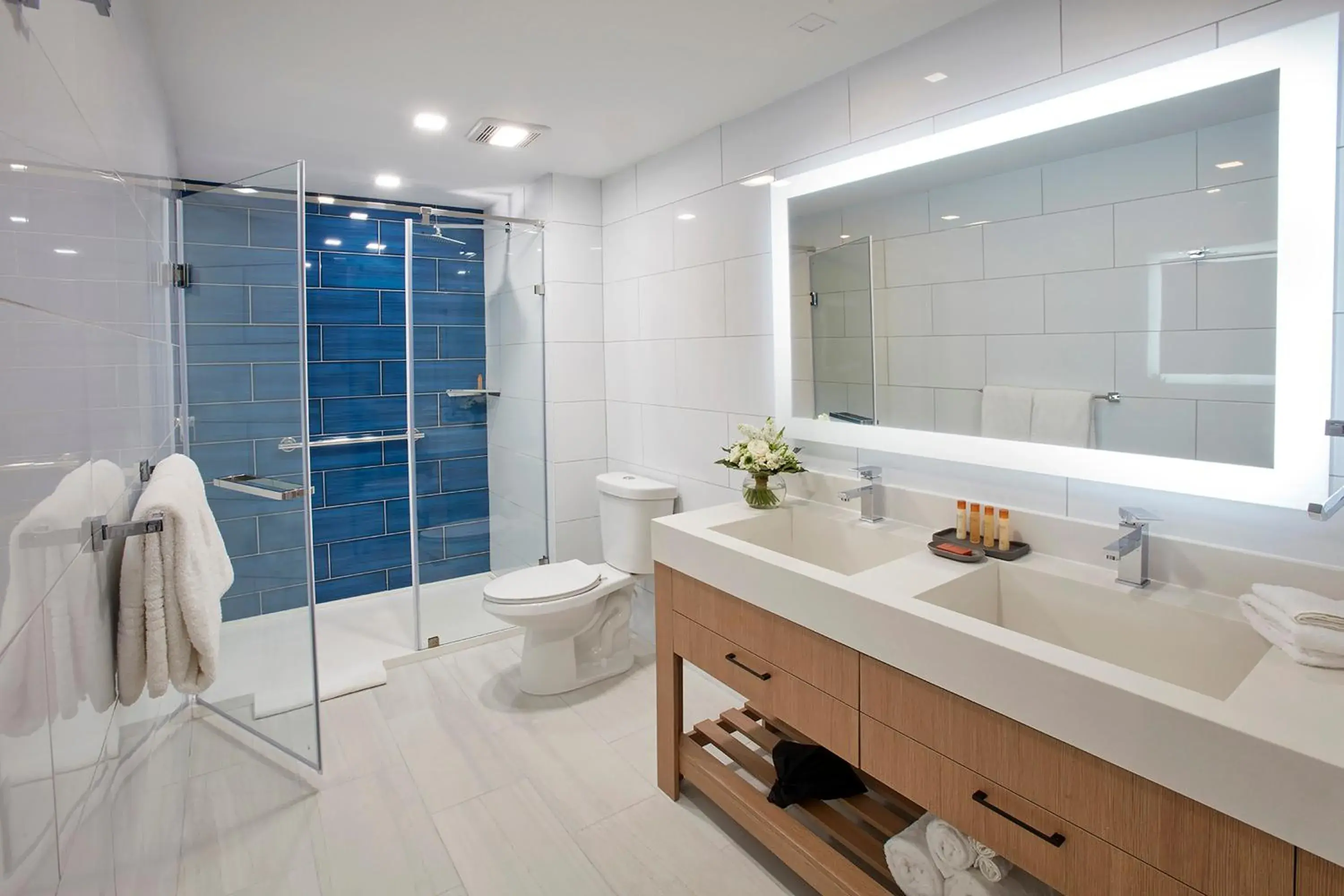 Bathroom in Oceans at Divi Little Bay Bathroom in Oceans at Divi Little Bay