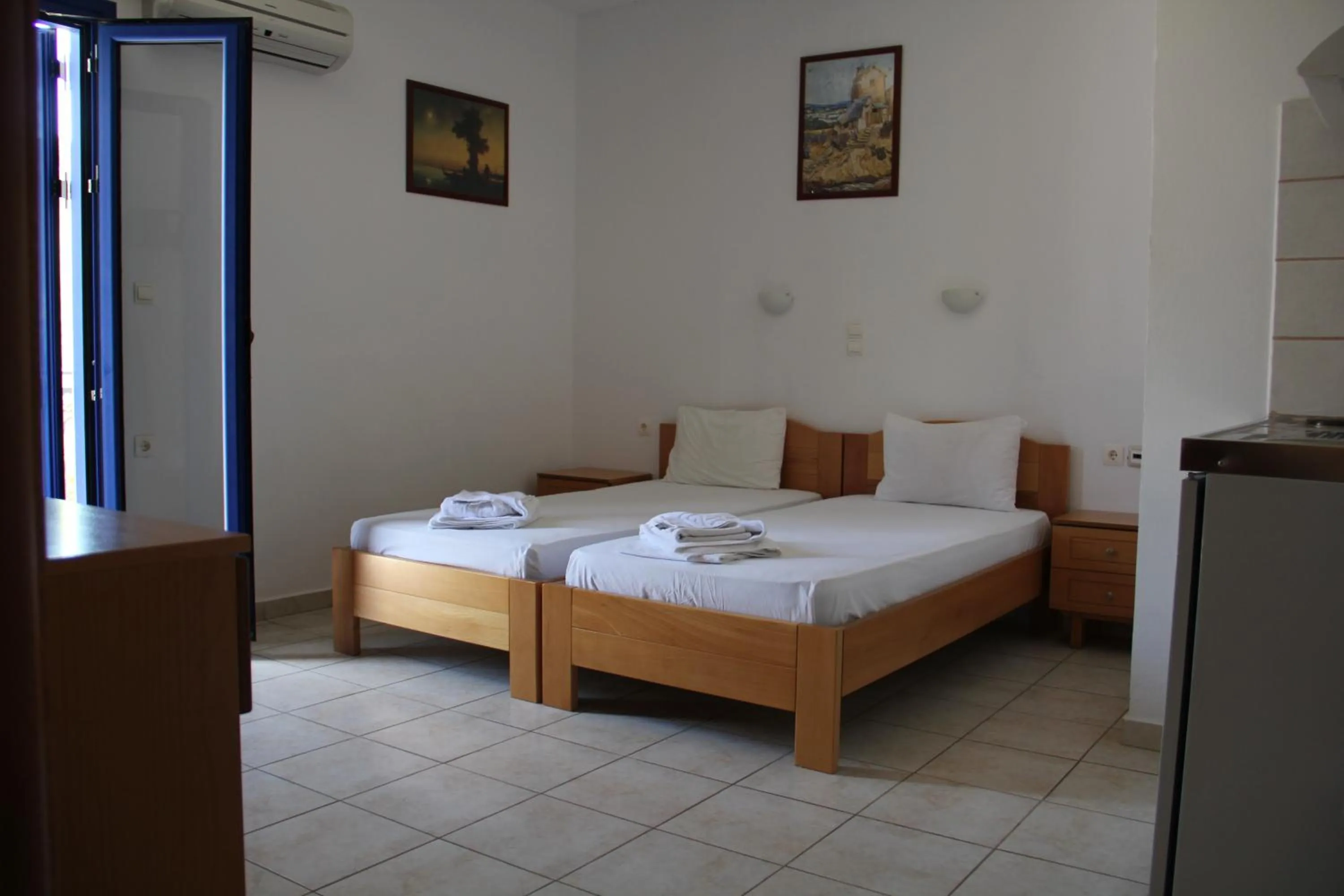 Bedroom, Bed in Hotel Stavris