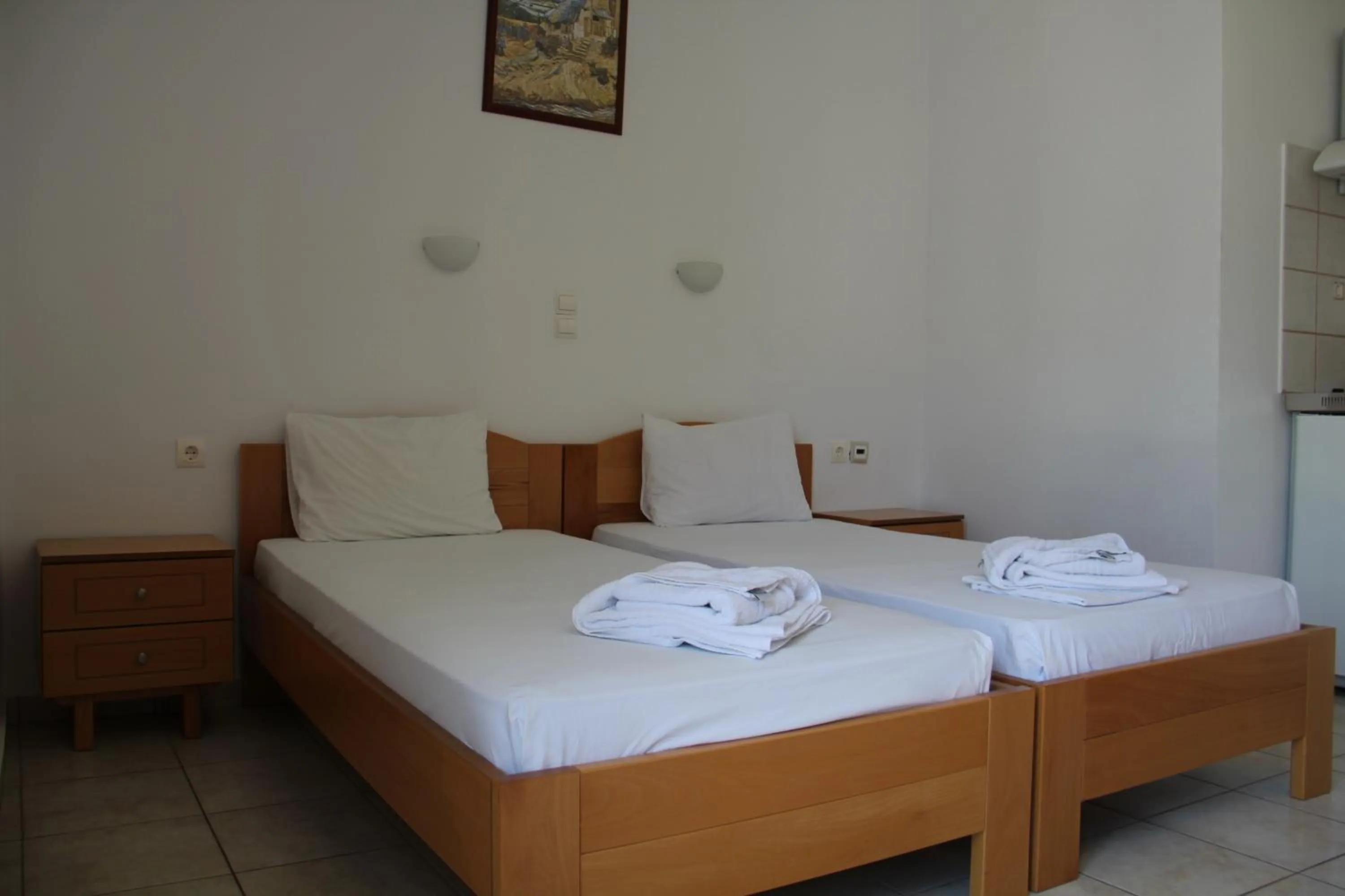 Bedroom, Bed in Hotel Stavris