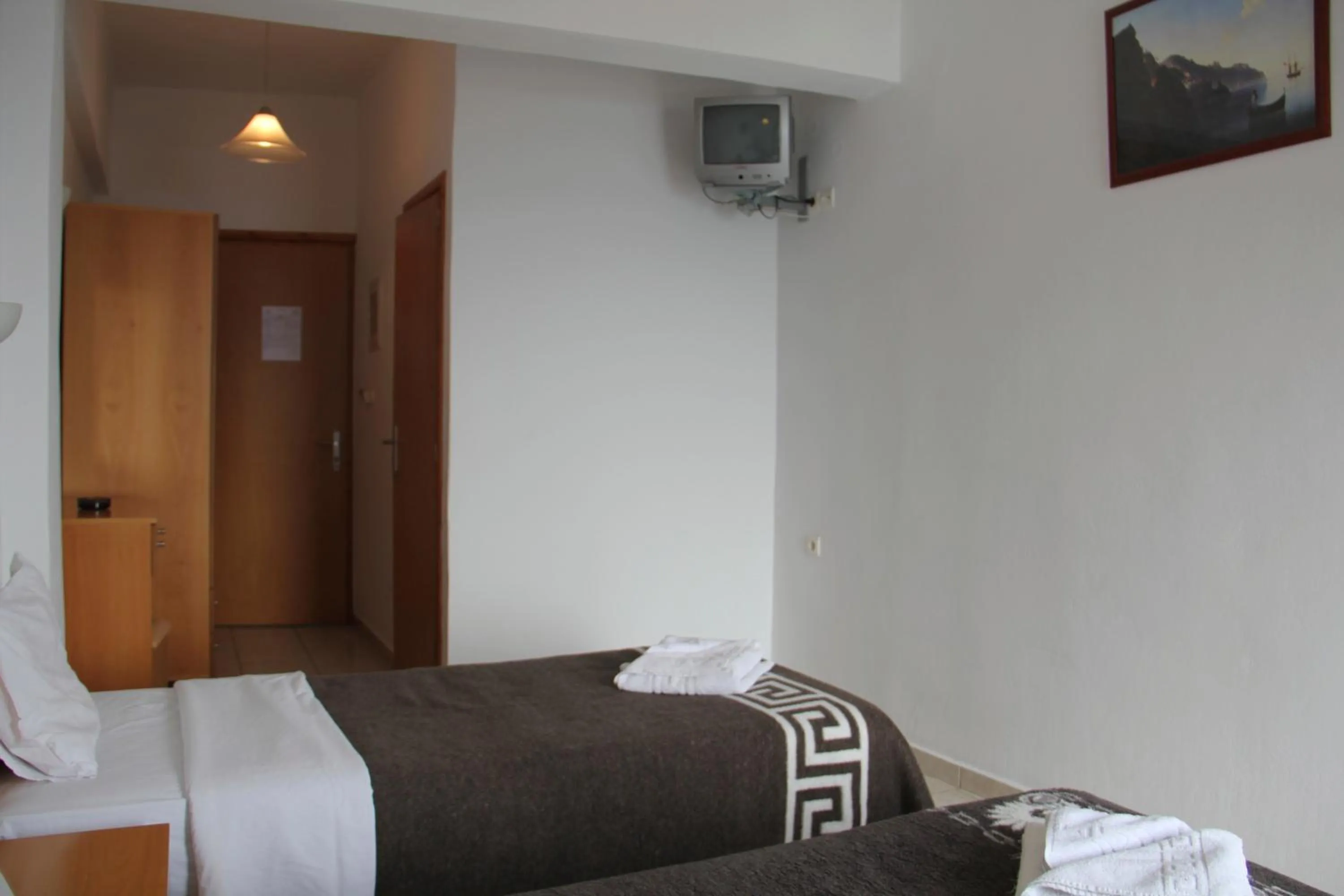 Bedroom, Bed in Hotel Stavris