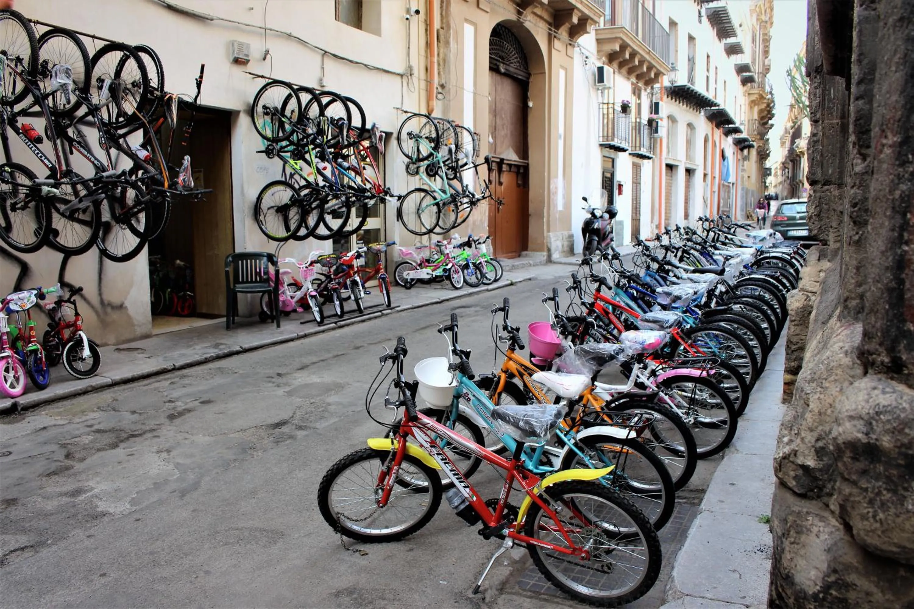Street view in La Via delle Biciclette