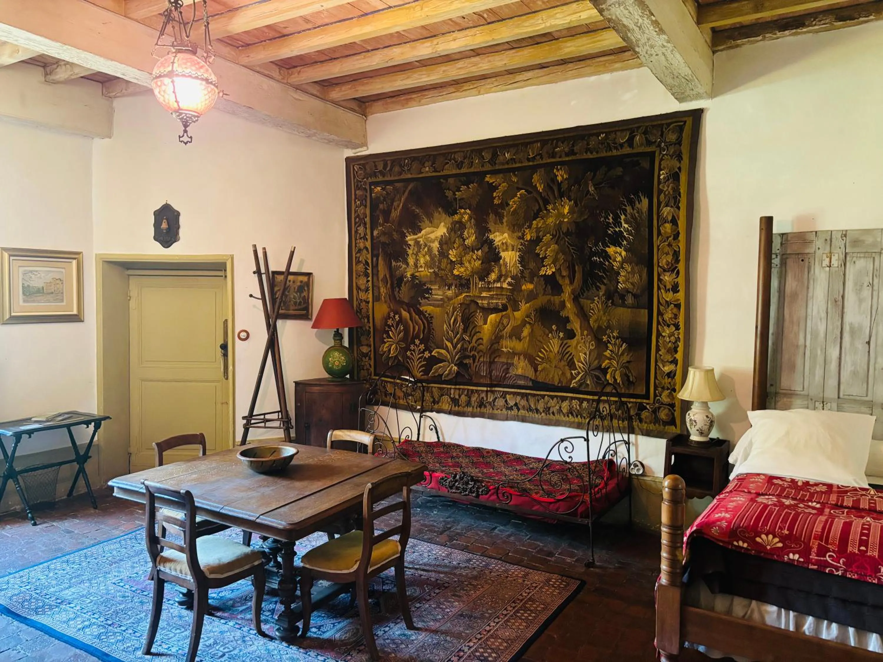 Bed in Chateau de Durianne