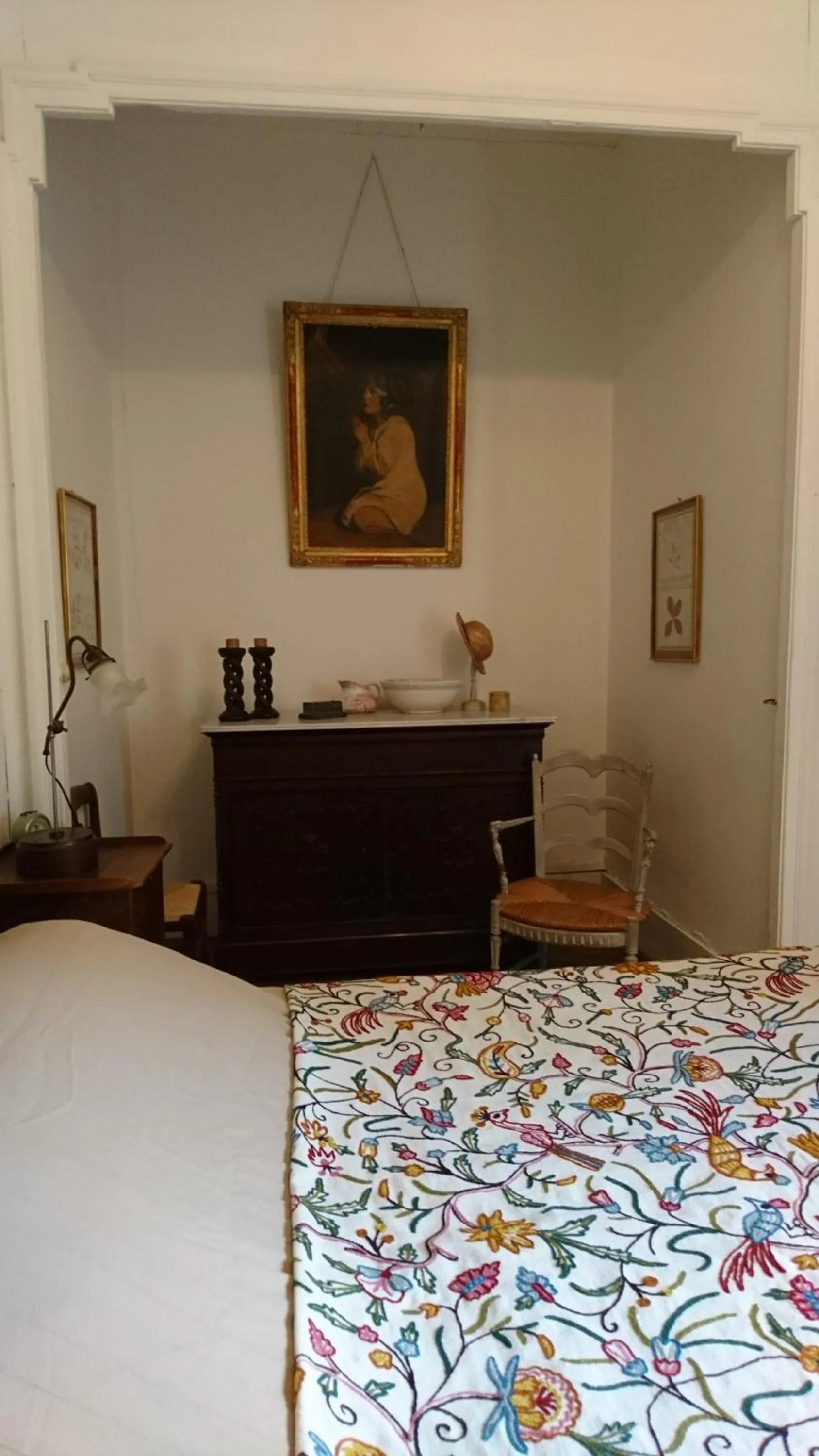 Bed in Chateau de Durianne