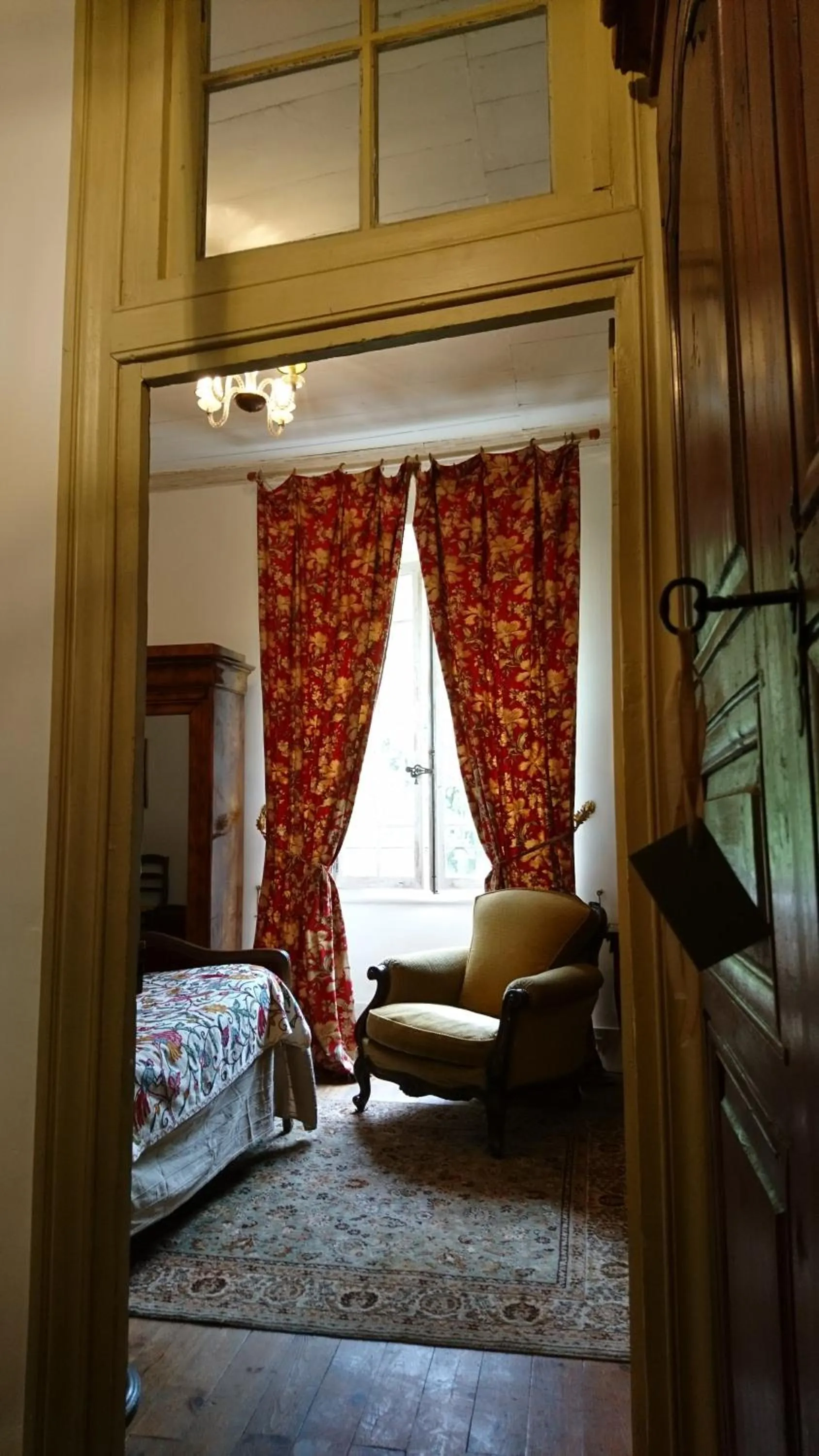 Bed in Chateau de Durianne