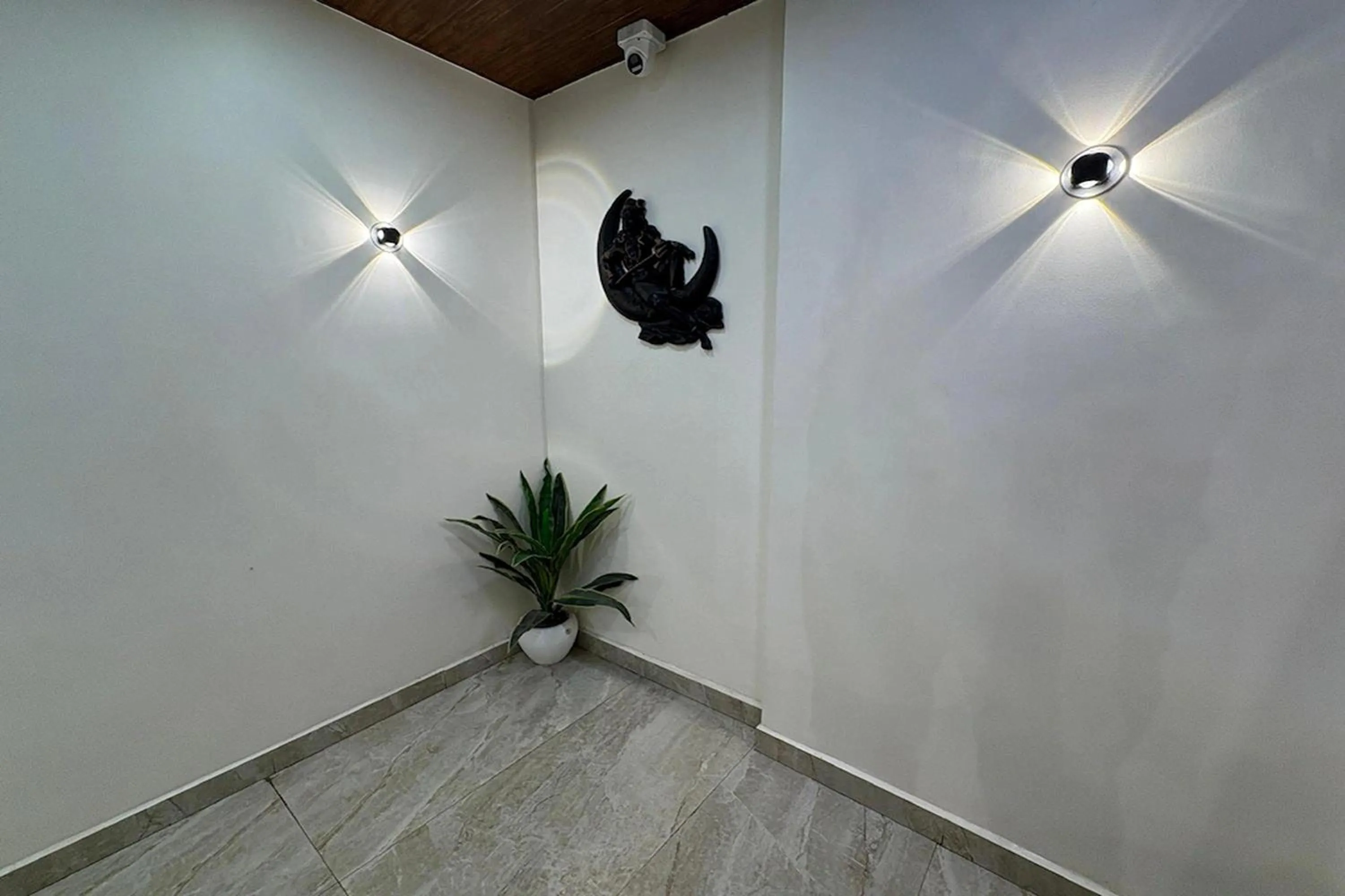 Decorative detail in Hotel Anantshree Inn Shree Mahakaleshwar Temple Ujjain