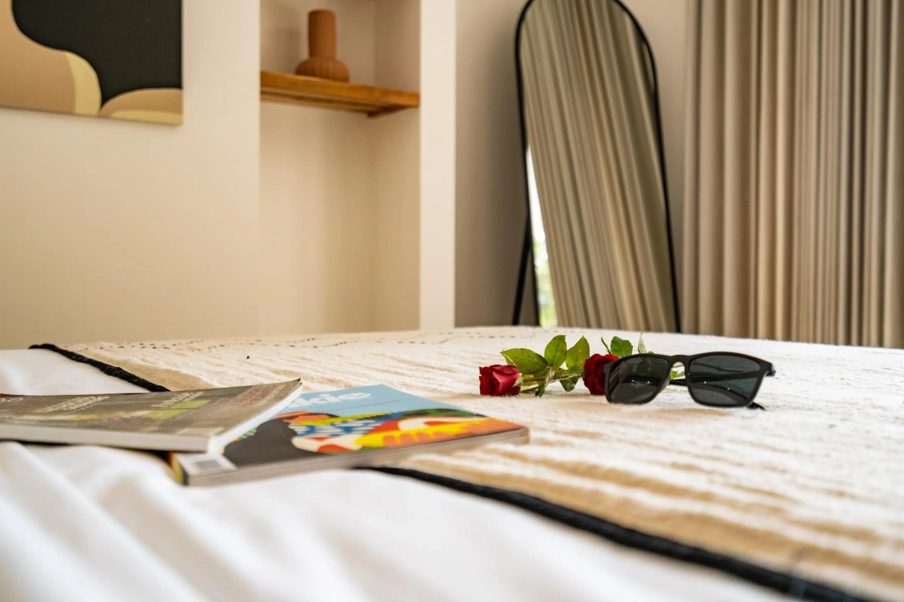 Bed in Happiness Apartments Bali Ubud