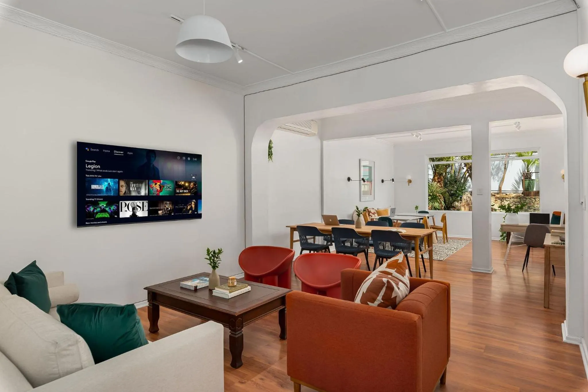 Communal lounge/ TV room in Neighbourgood Ravenscraig