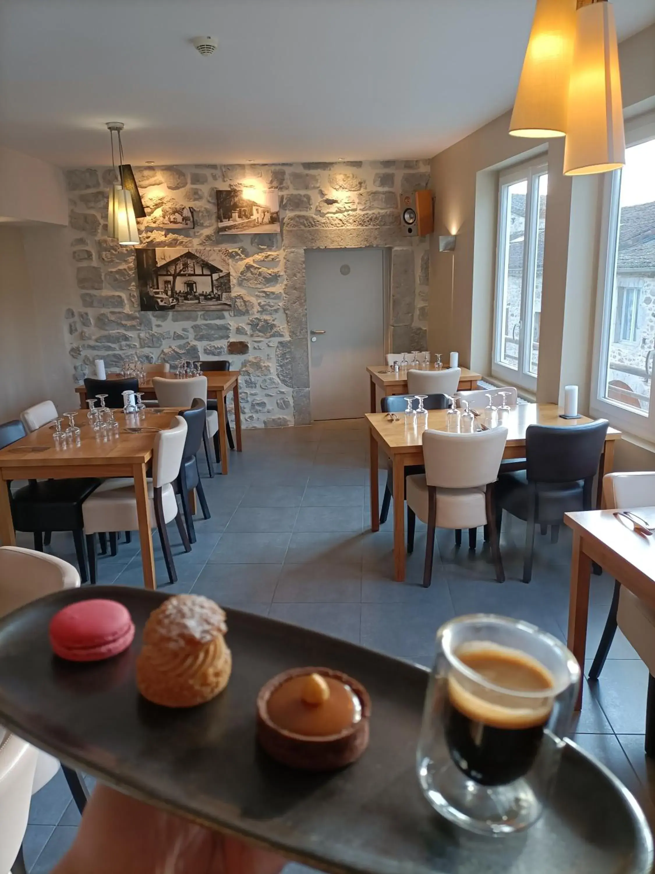 Property building in Auberge du Vieux Lanas Logis Hotel Restaurant Property building in Auberge du Vieux Lanas Logis Hotel Restaurant