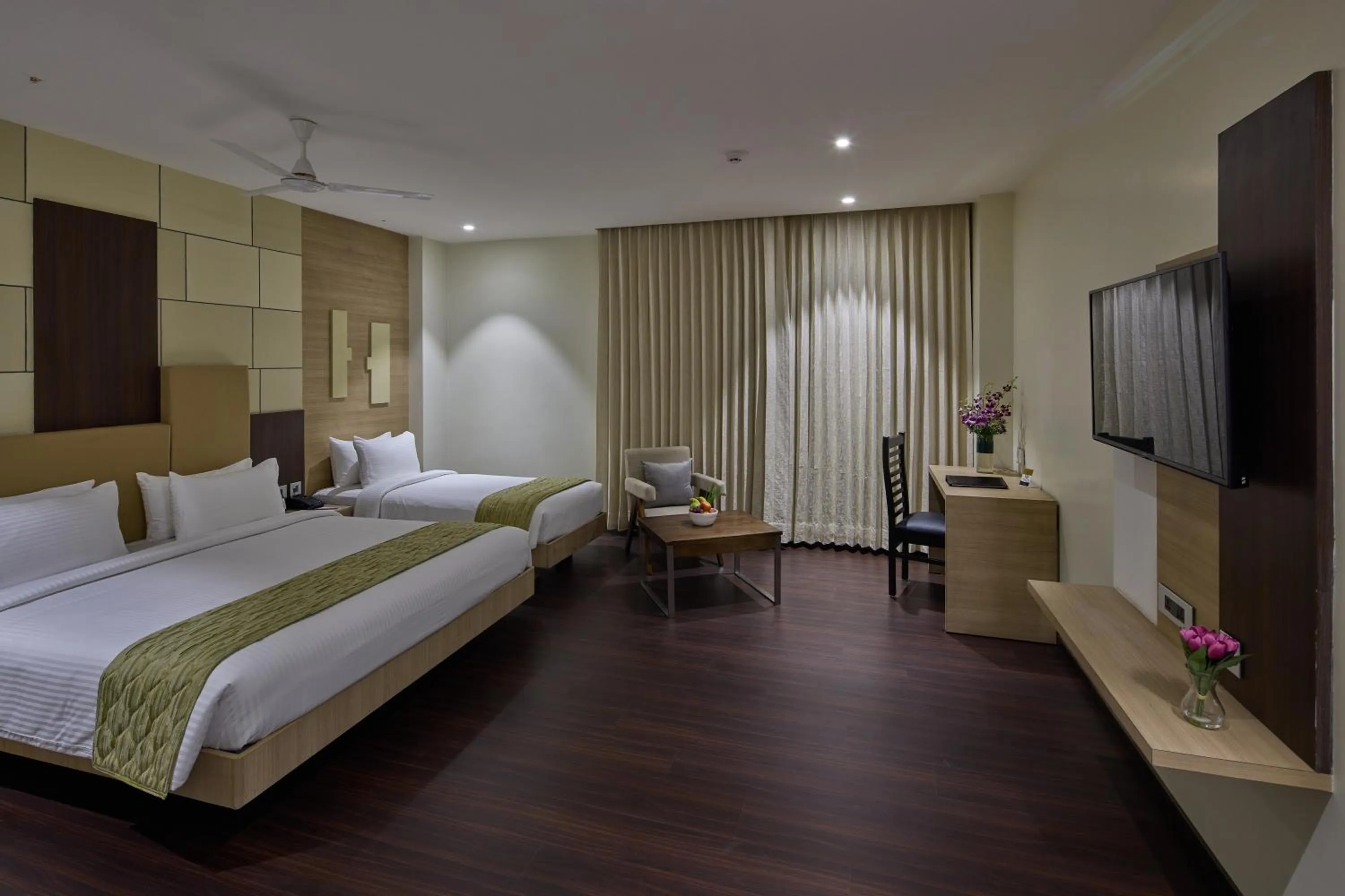 Bedroom, Bed in Grand Continent Hosur A Sarovar Portico Affiliate Hotel