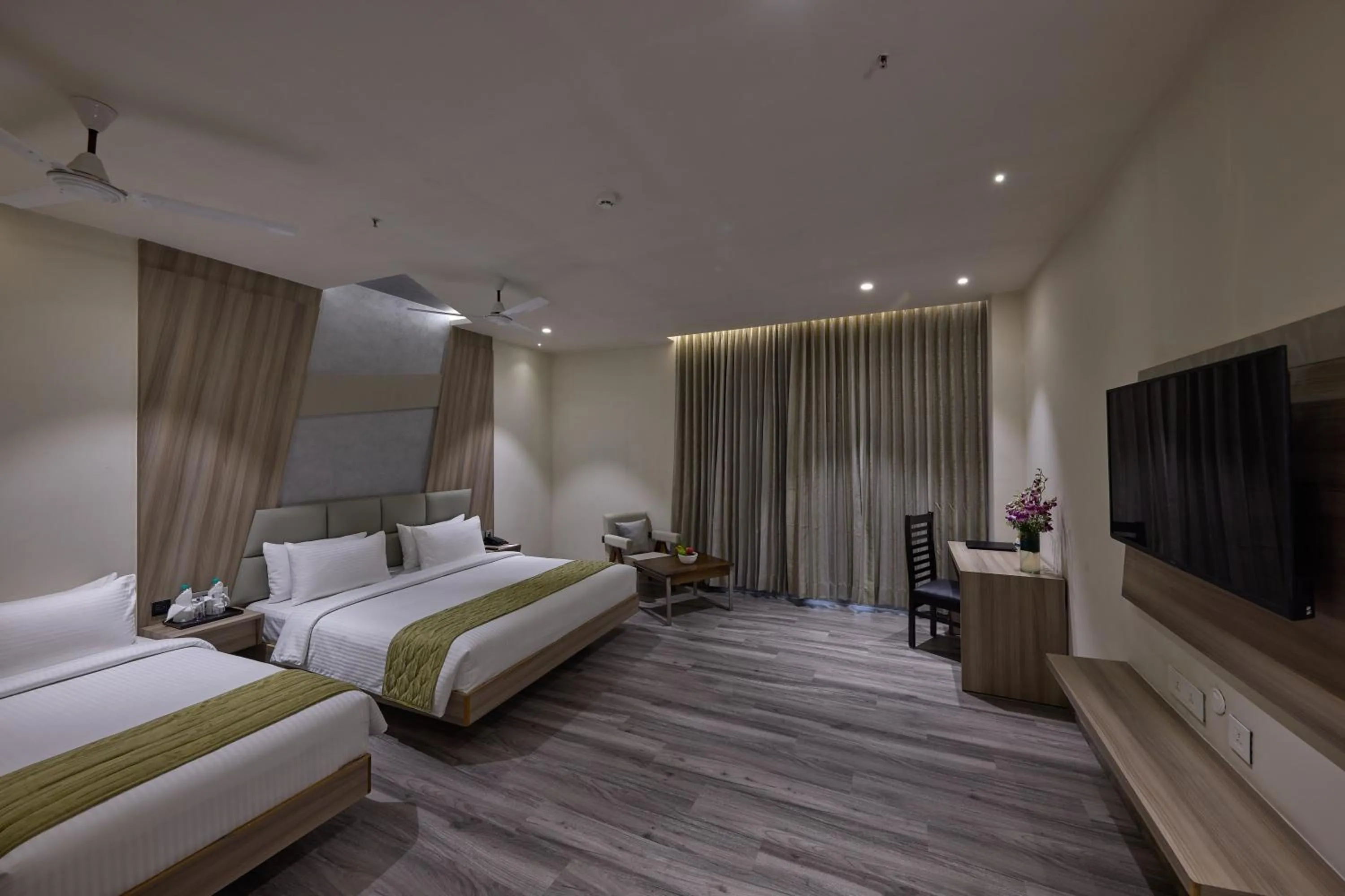 Bedroom, Bed in Grand Continent Hosur A Sarovar Portico Affiliate Hotel