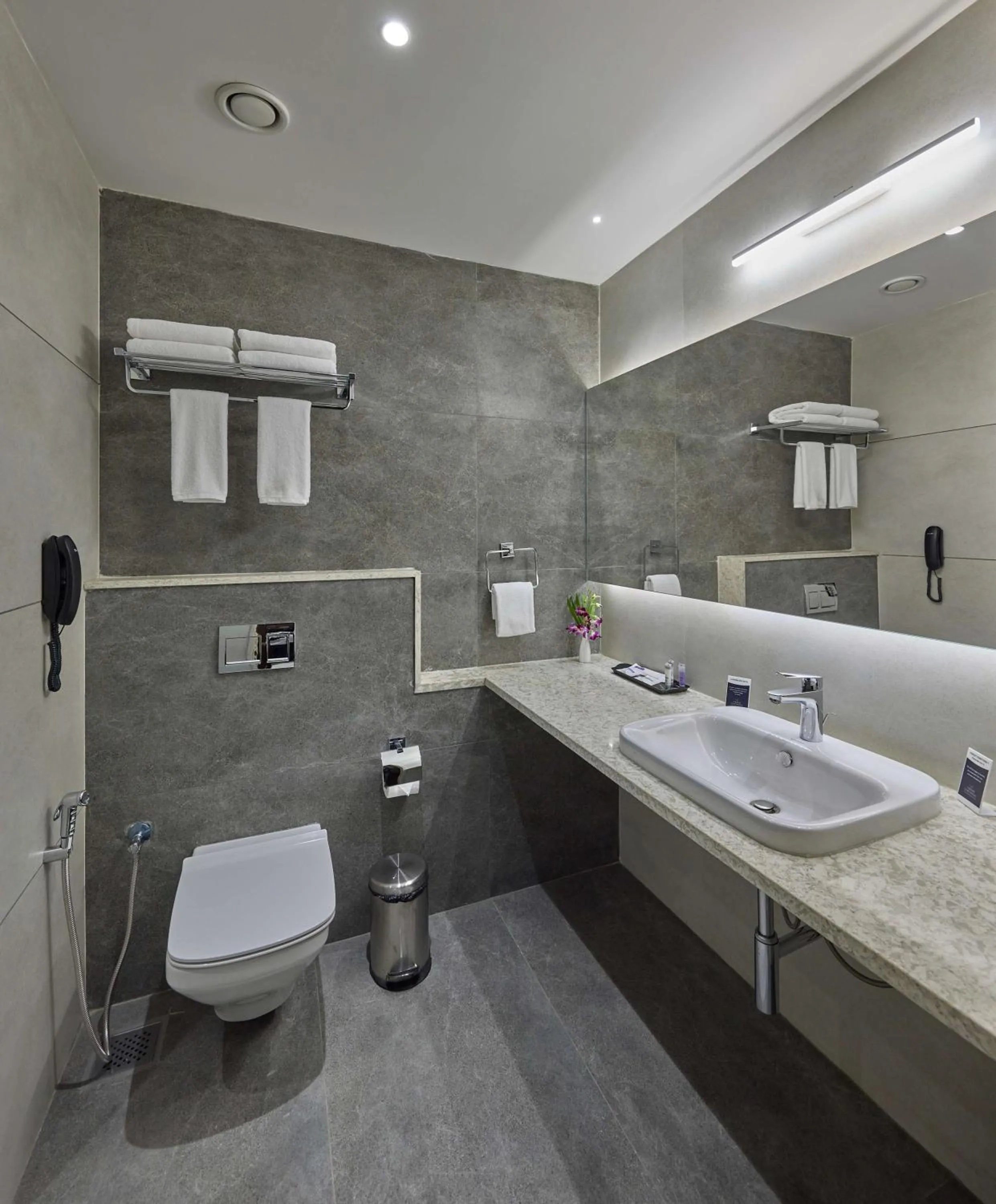 Shower in Grand Continent Hosur A Sarovar Portico Affiliate Hotel