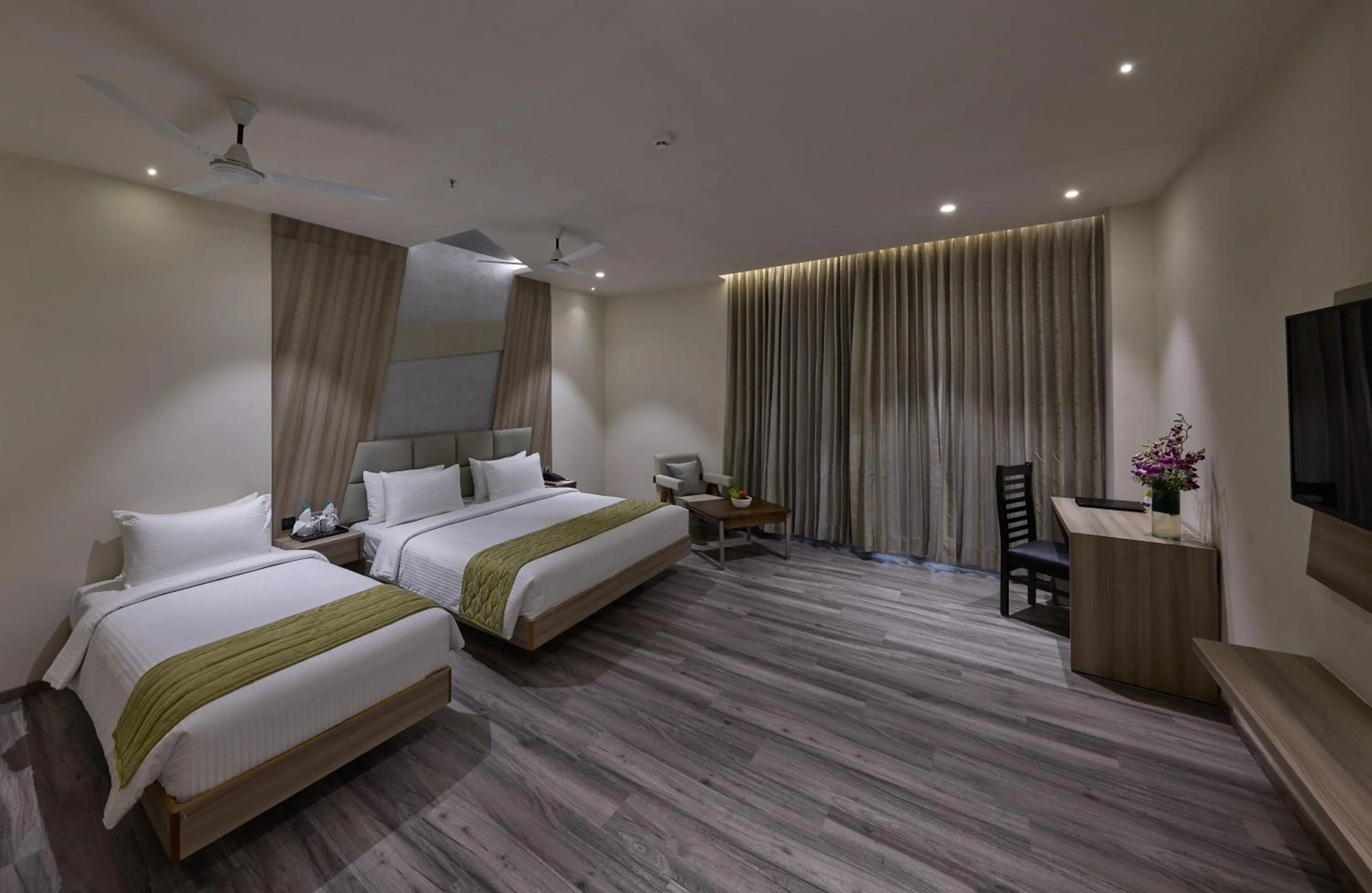 Bedroom, Bed in Grand Continent Hosur A Sarovar Portico Affiliate Hotel