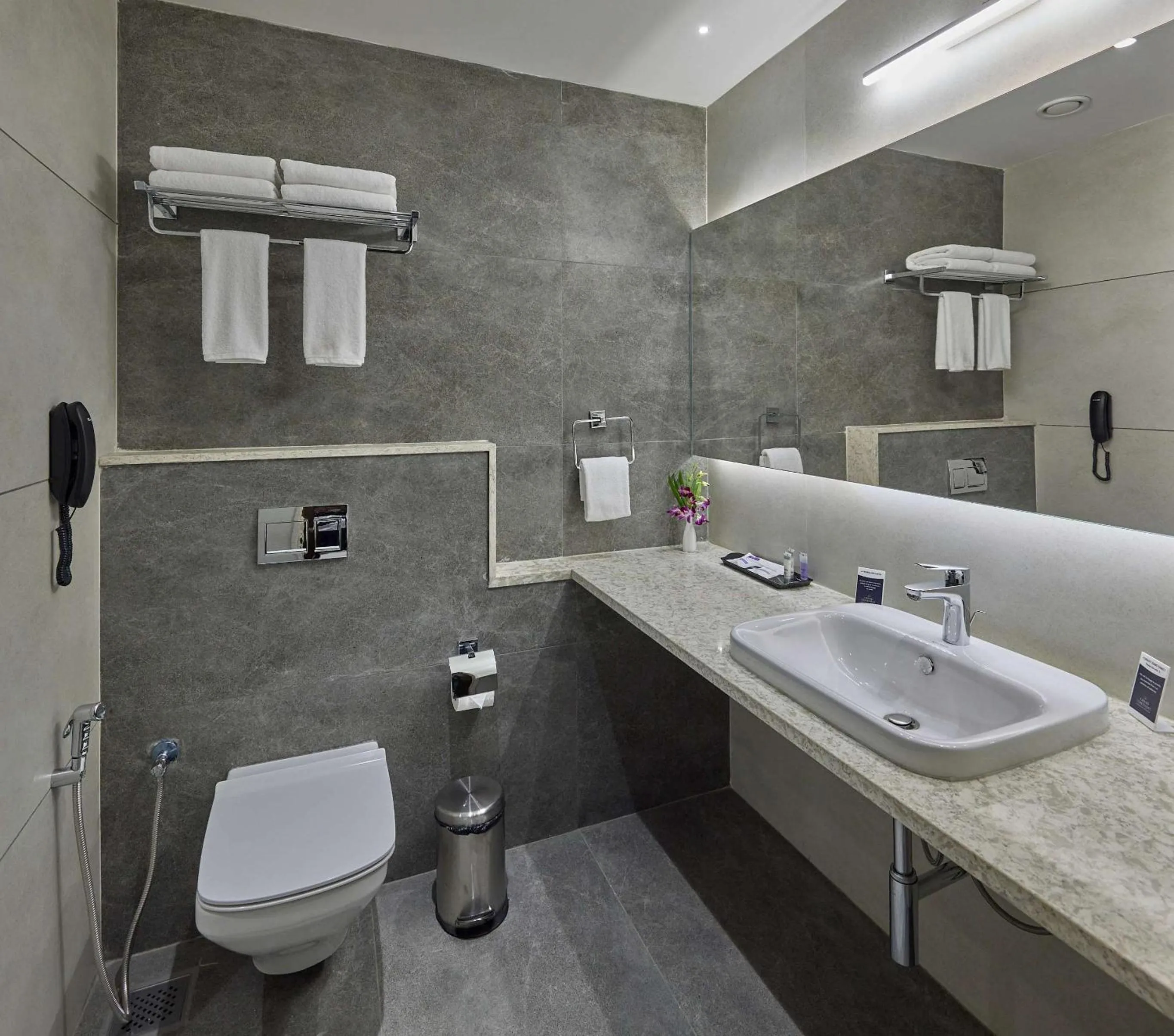 Bathroom in Grand Continent Hosur A Sarovar Portico Affiliate Hotel