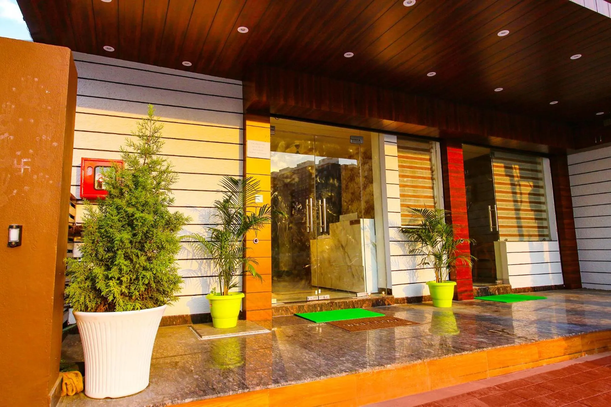 Facade/entrance in FabHotel The Gravity Inn