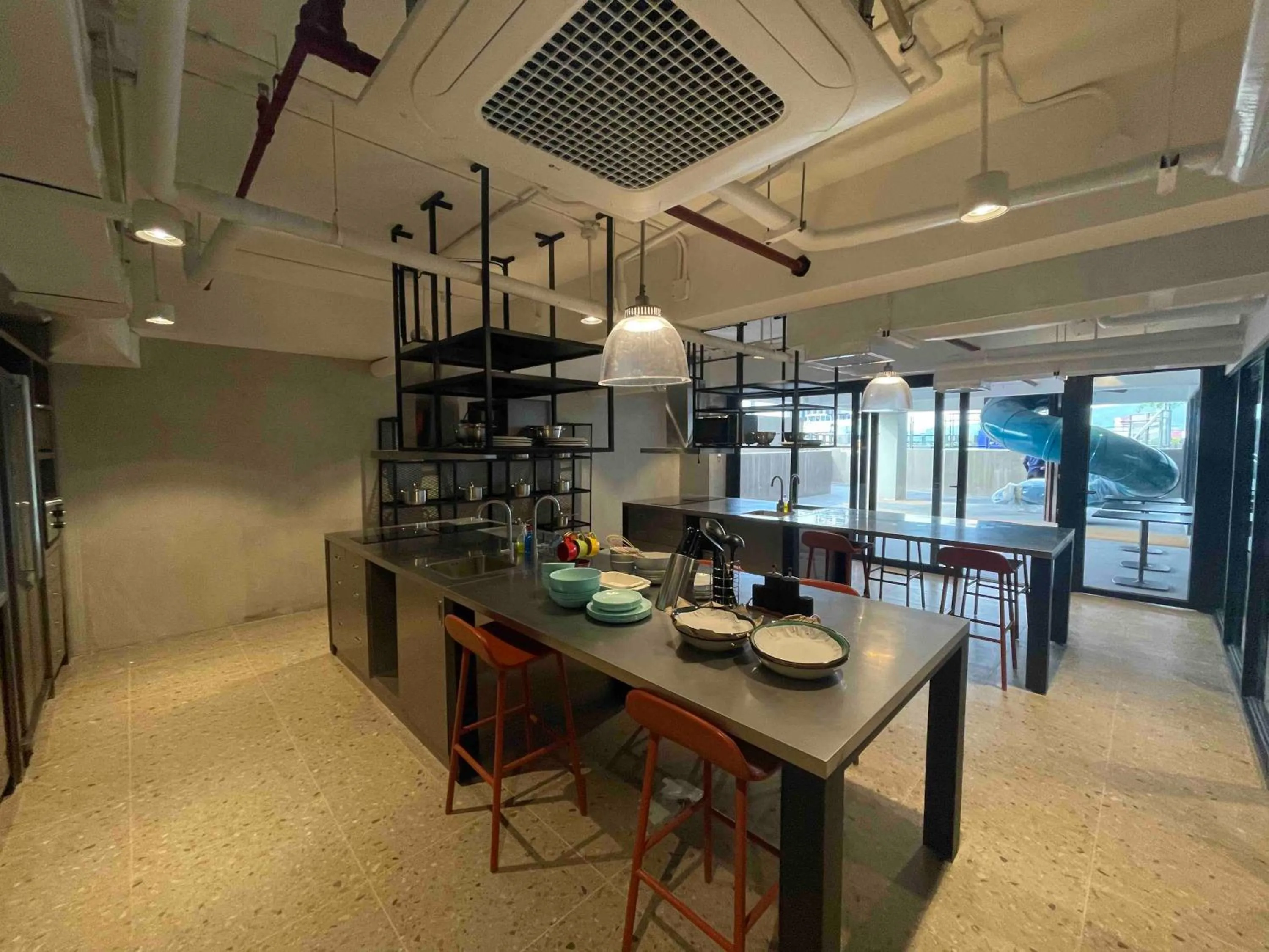 Communal kitchen in lyf Cebu City managed by The Ascott Limited