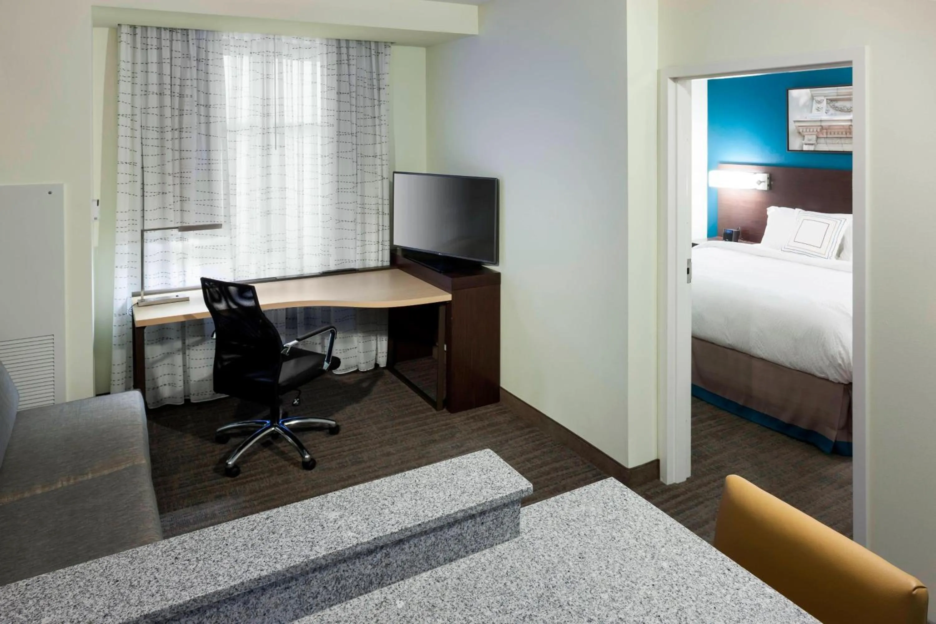 Bedroom, Bed in Residence Inn by Marriott Richmond Downtown