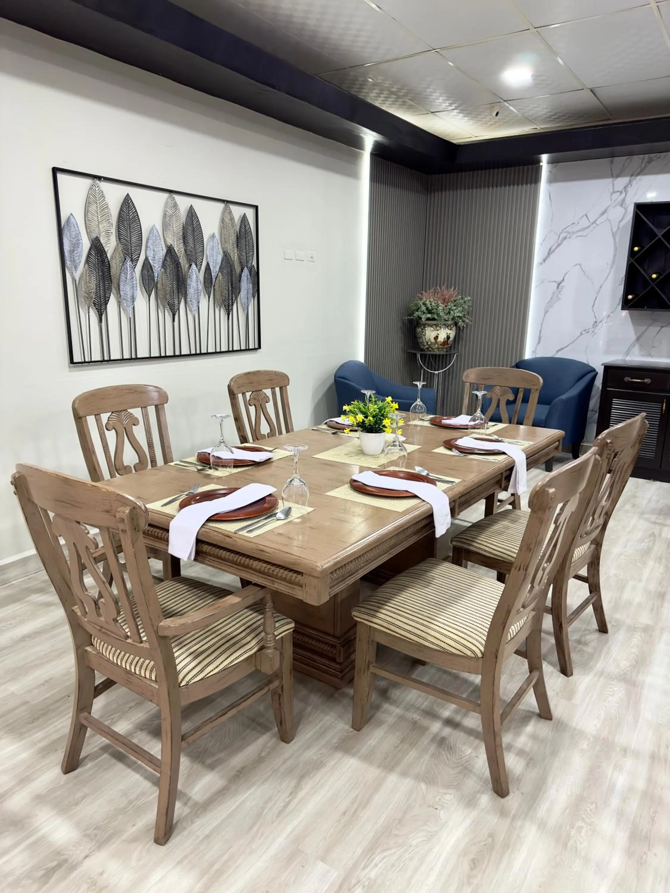 Dining area in Hotel La Quinta