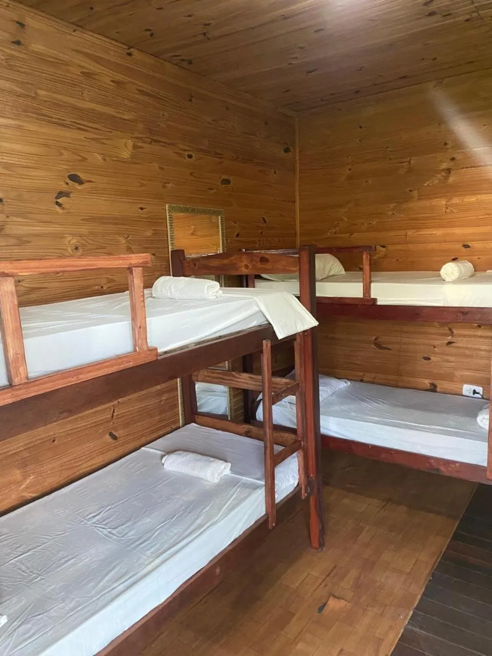 Bed in Pousada Casa de Madeira