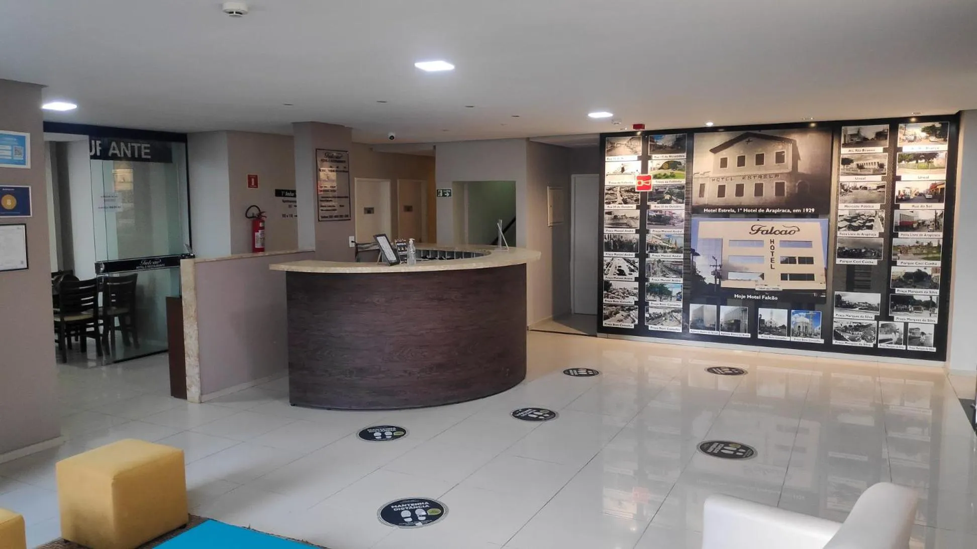 Lobby or reception in Falcão Hotel Arapiraca