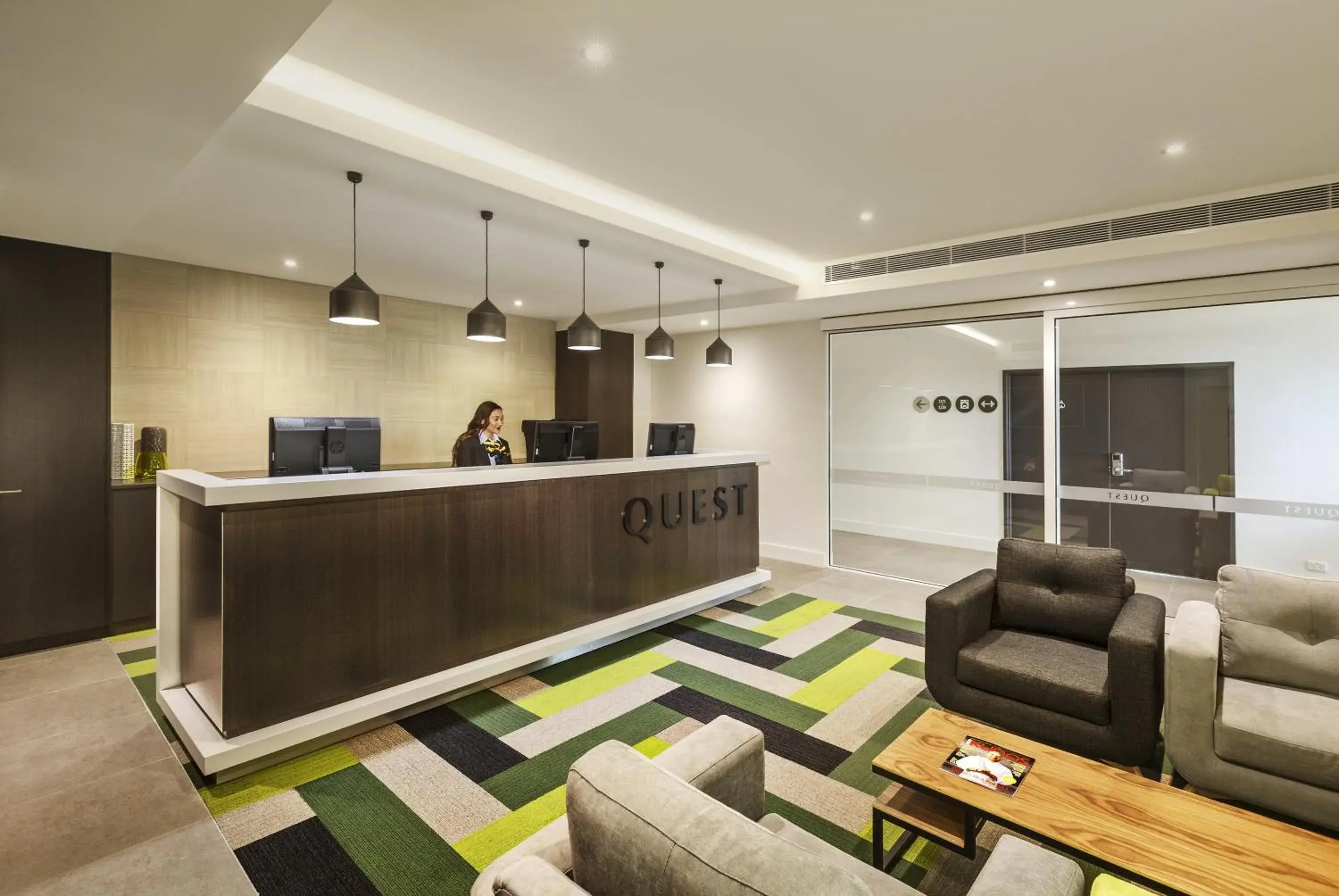 Lobby or reception in Quest Melbourne Airport Lobby or reception in Quest Melbourne Airport