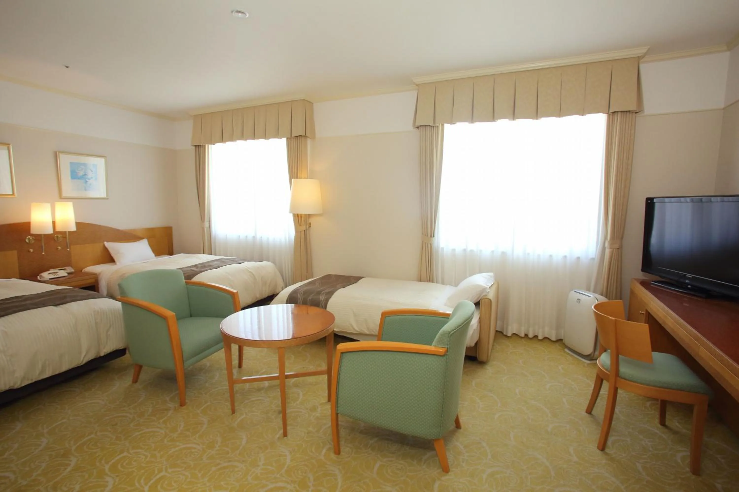 Photo of the whole room, Bed in The Celecton Premier Kobe Sanda Hotel