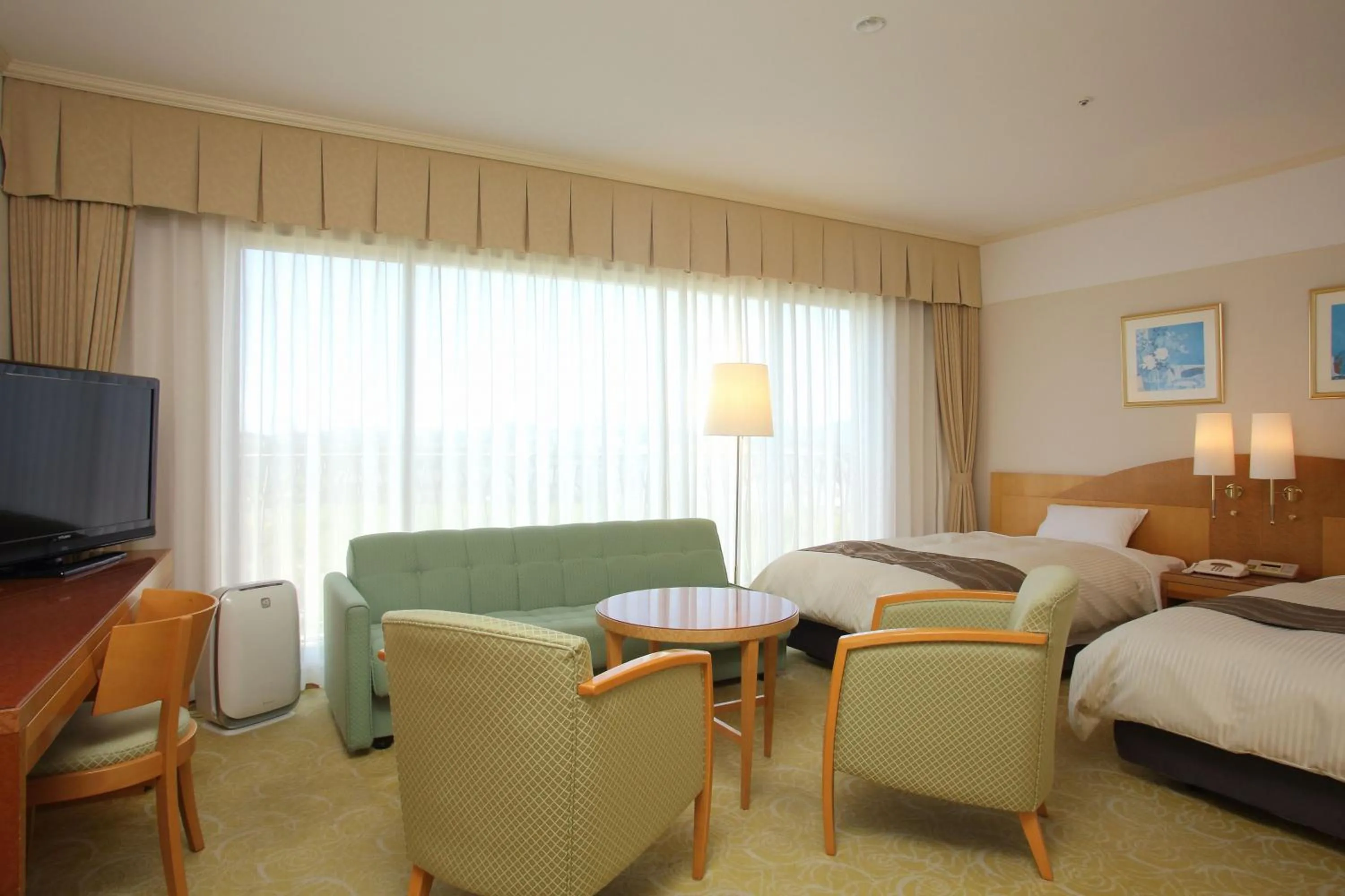 Photo of the whole room, Bed in The Celecton Premier Kobe Sanda Hotel